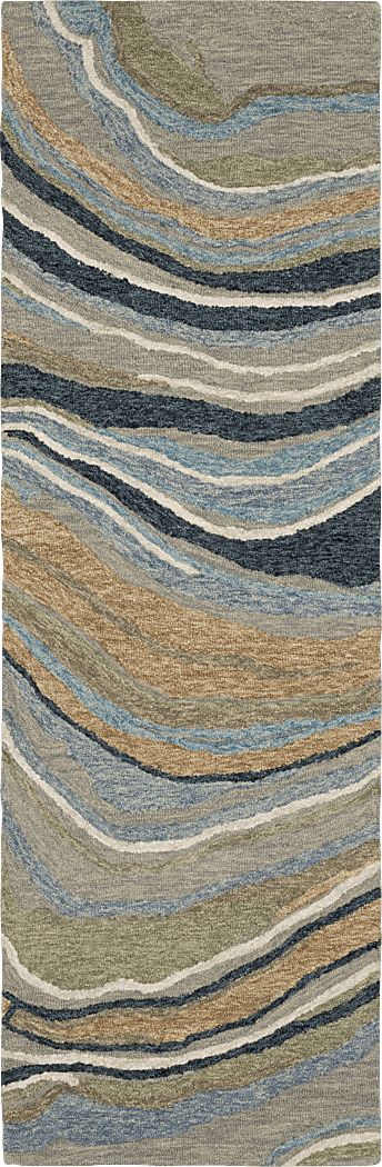 Figwick Grey 2'6 x 8' Rug