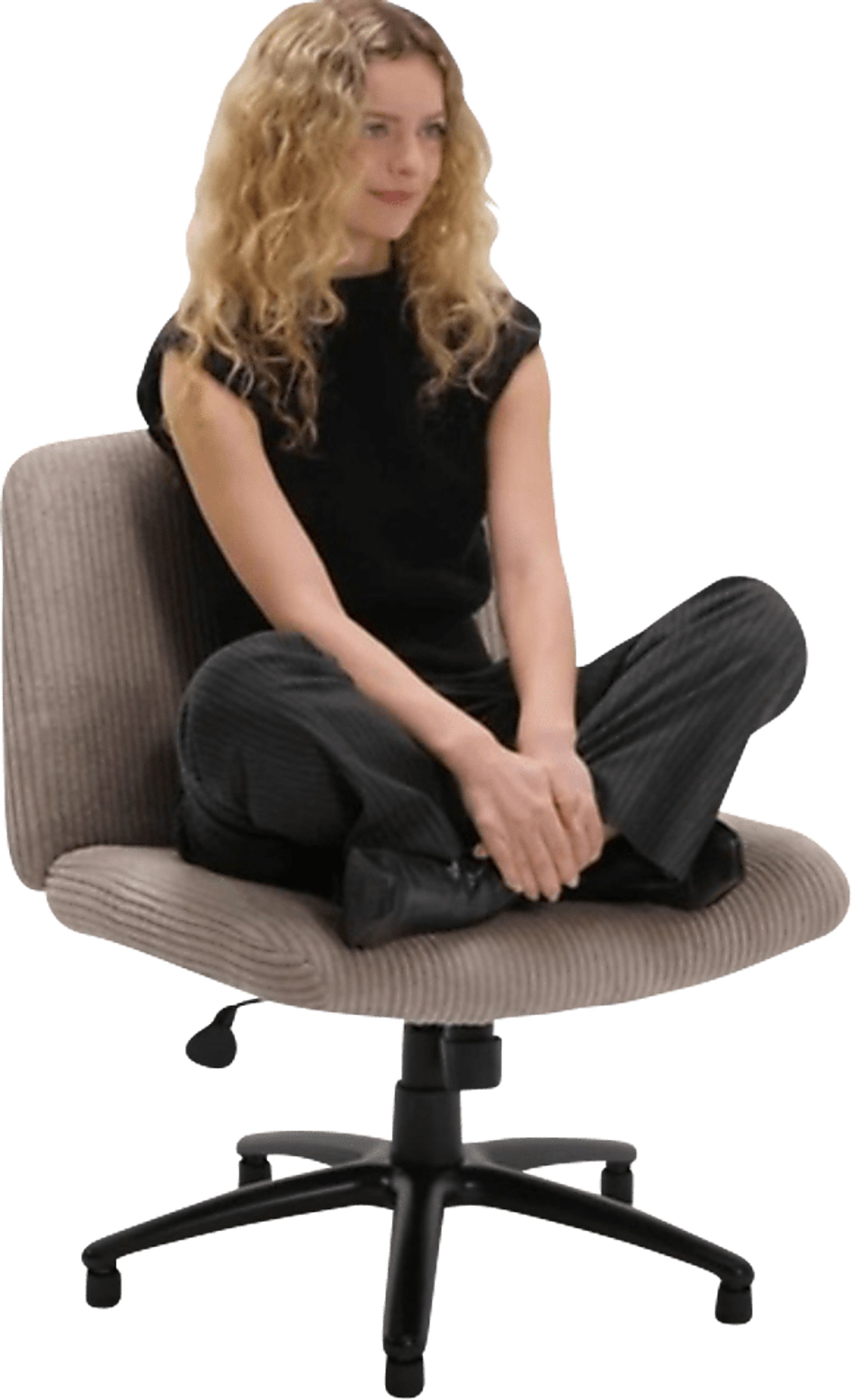 Fileera Beige Desk Chair - Image 3