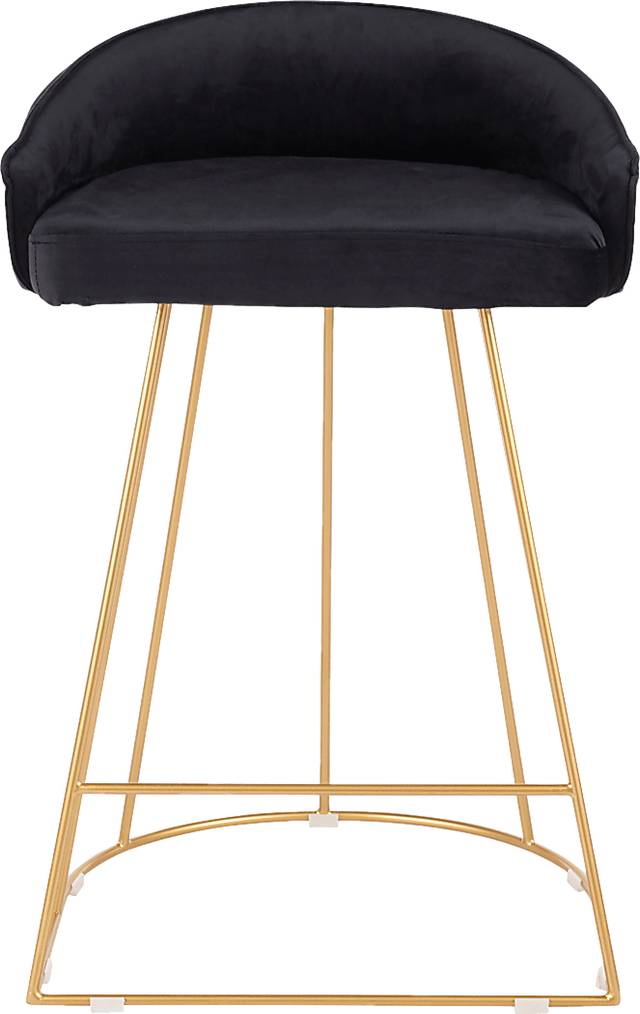 Filia Black Counter Height Stool, Set of 2 - Thumbnail - Image 4