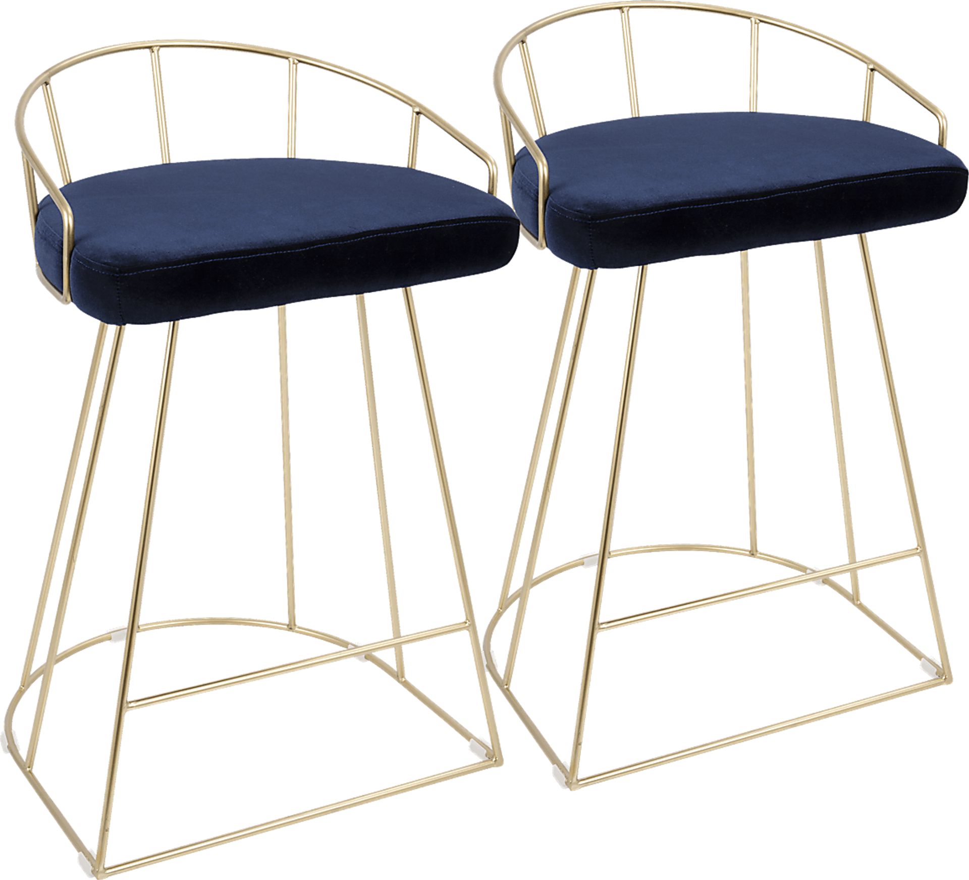Filia Blue Counter Height Stool (Set of 2) - Image 1