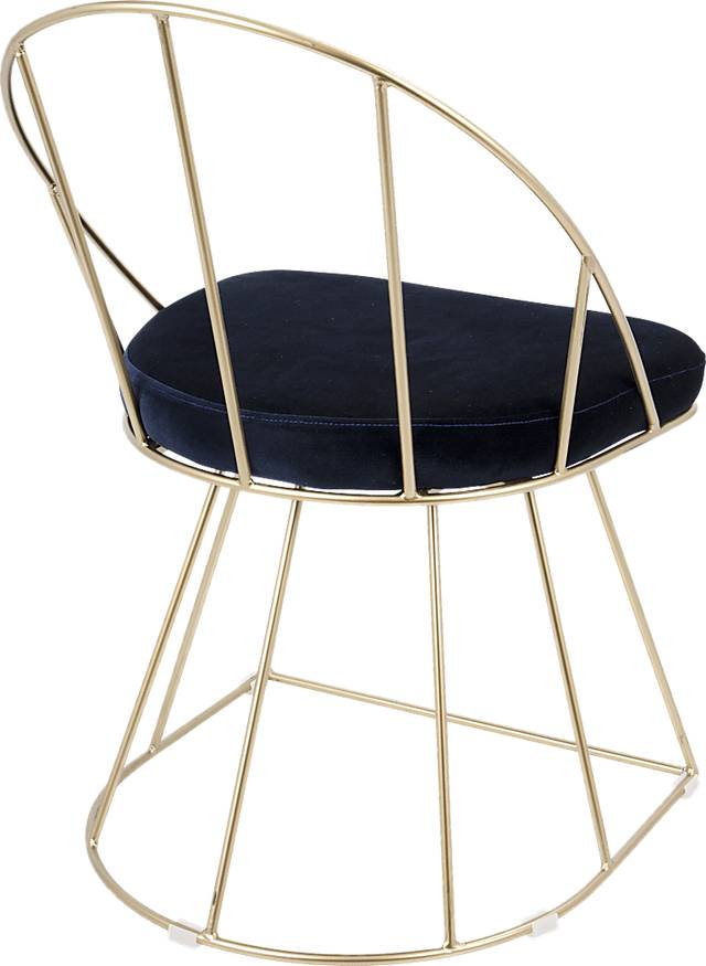 Filia Blue Dining Chair (Set of 2) - Thumbnail - Image 2