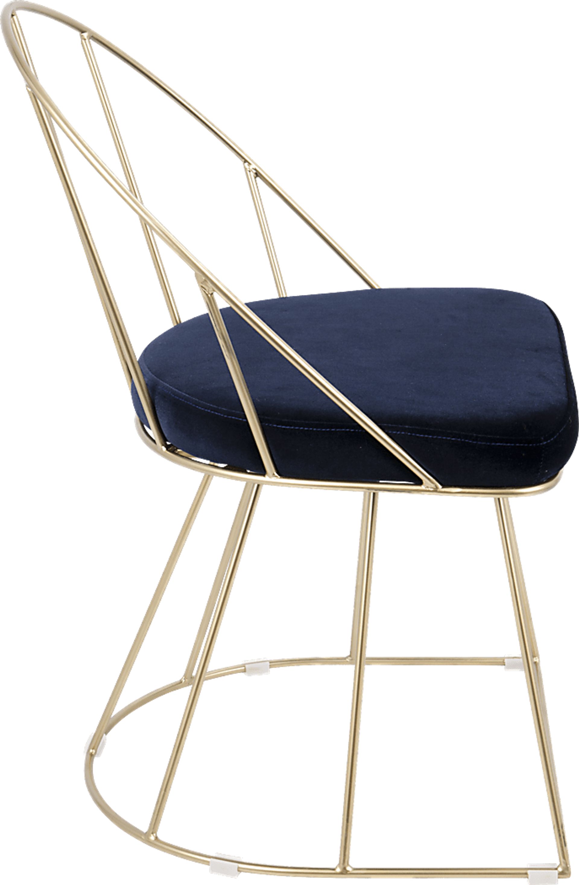 Filia Blue Dining Chair (Set of 2) - Image 3