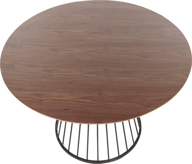 Filia Brown Round Dining Table - Thumbnail - Image 2