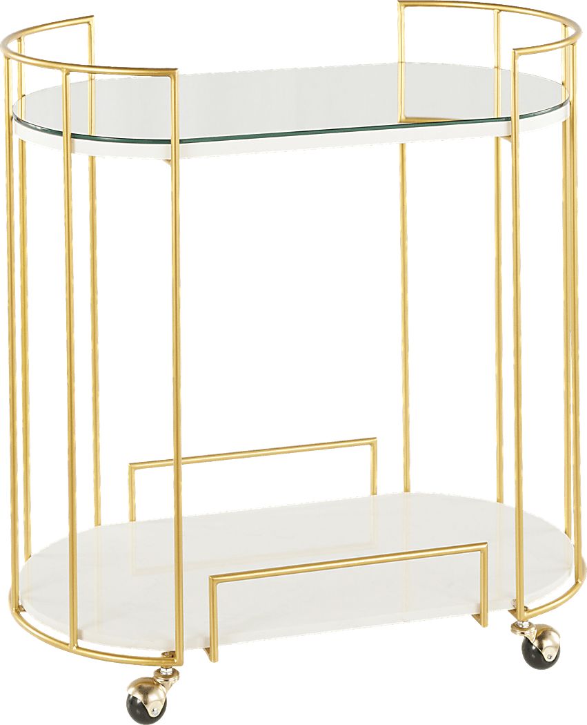Filia Gold Bar Cart Rooms To Go
