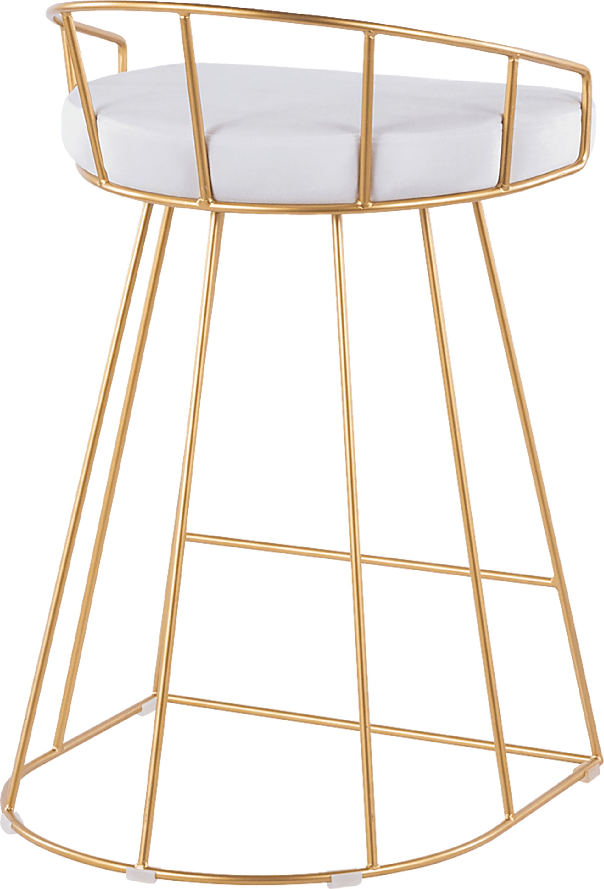 Filia Gold Counter Height Stool, Set of 2 - Image 2