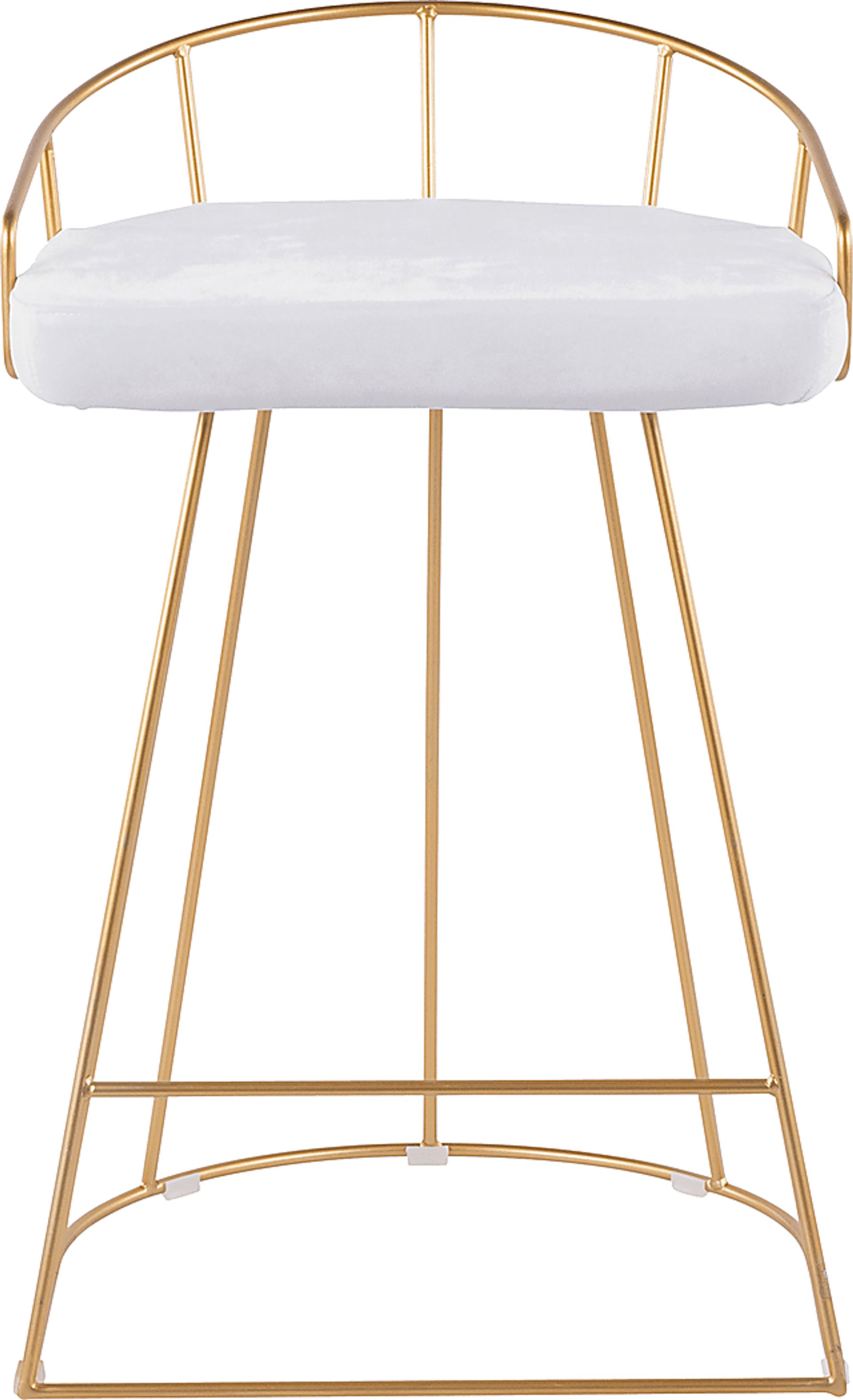 Filia Gold Counter Height Stool, Set of 2 - Image 4