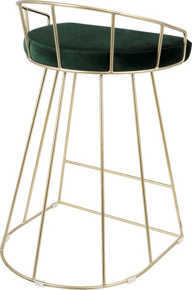 Filia Green Counter Height Stool (Set of 2) - Thumbnail - Image 2