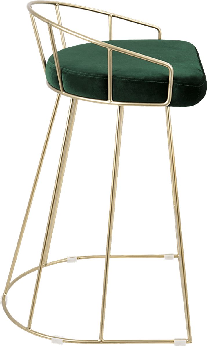 Filia Green Counter Height Stool (Set of 2)