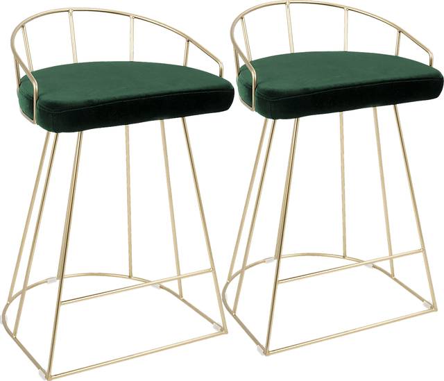 Filia Green Counter Height Stool (Set of 2) - Thumbnail - Image 1
