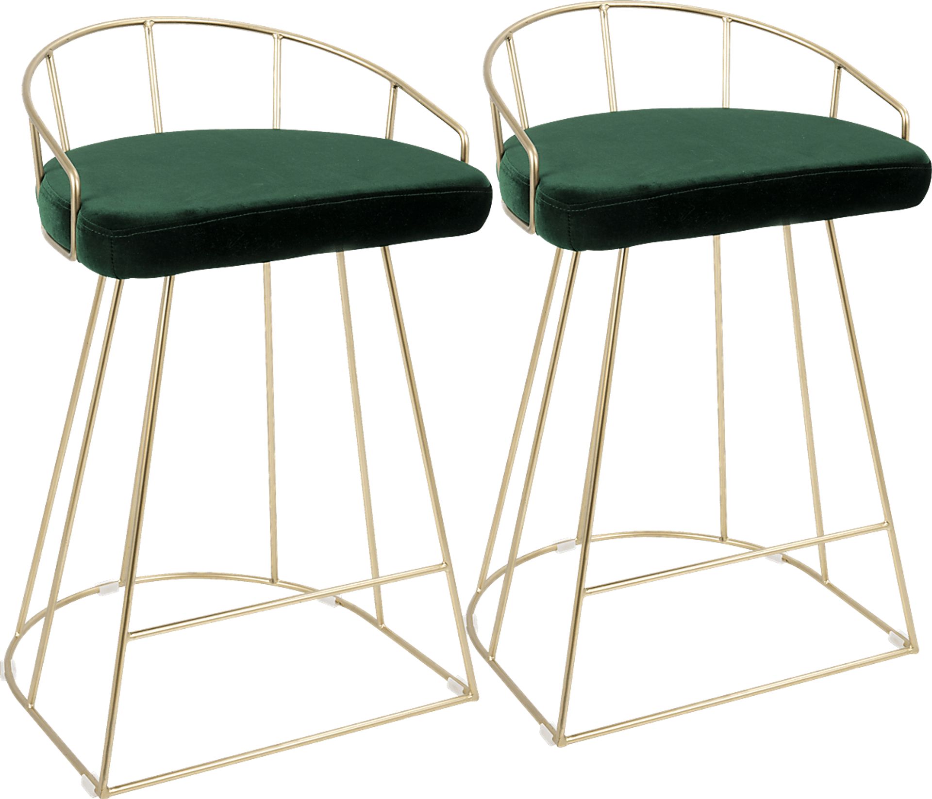 Filia Green Counter Height Stool (Set of 2) - Image 1
