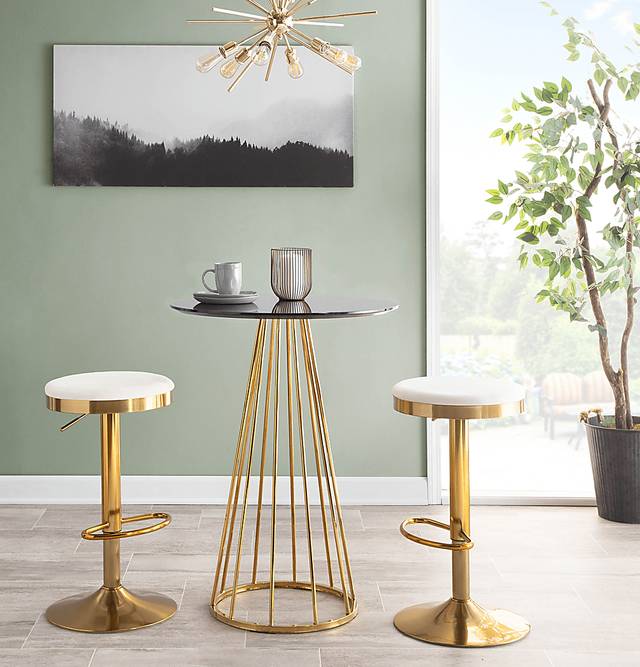 Filia I Black Counter Height Dining Table - Thumbnail - Image 3