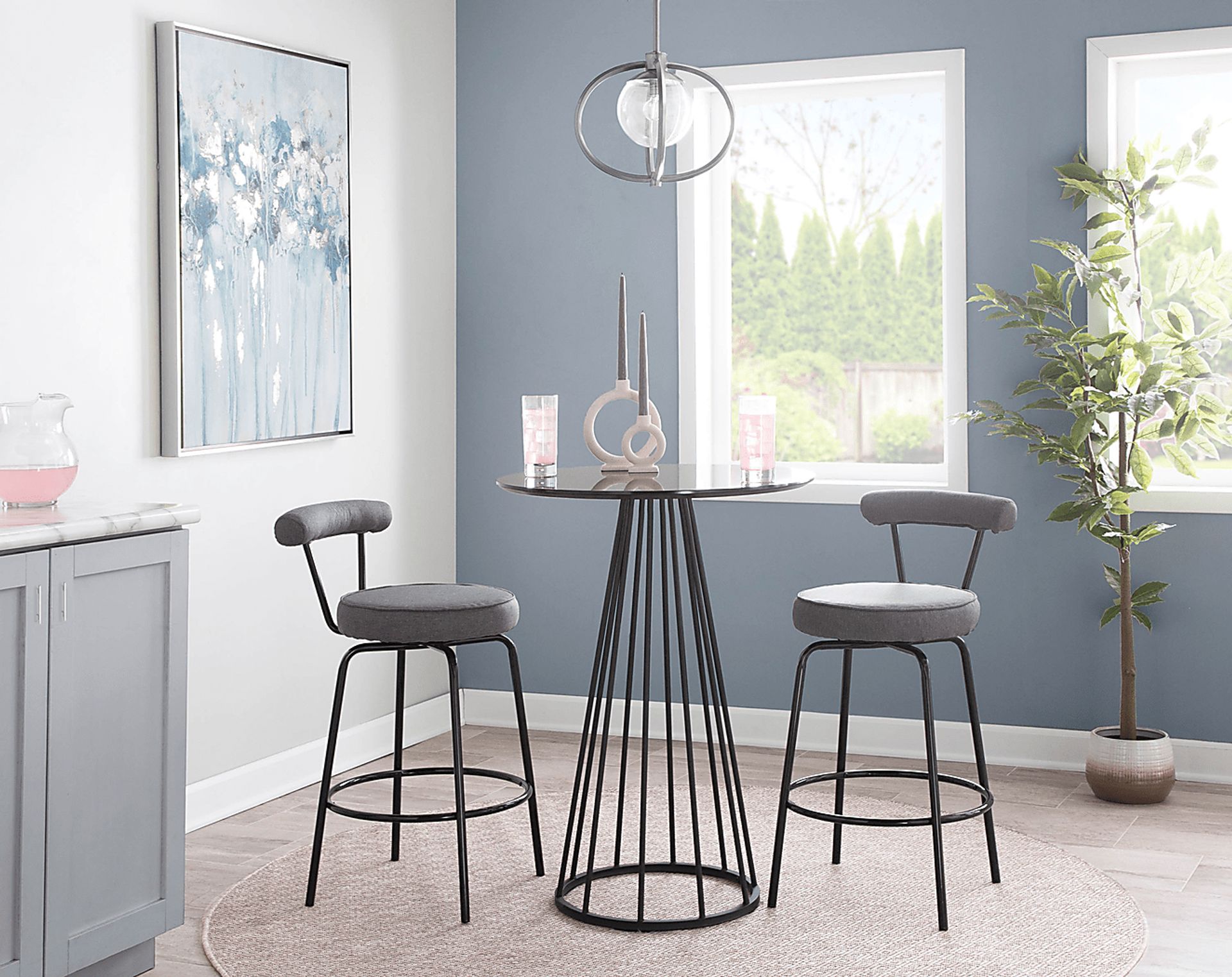 Filia II Black Counter Height Dining Table - Image 3