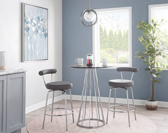 Filia III Black Counter Height Dining Table - Thumbnail - Image 3