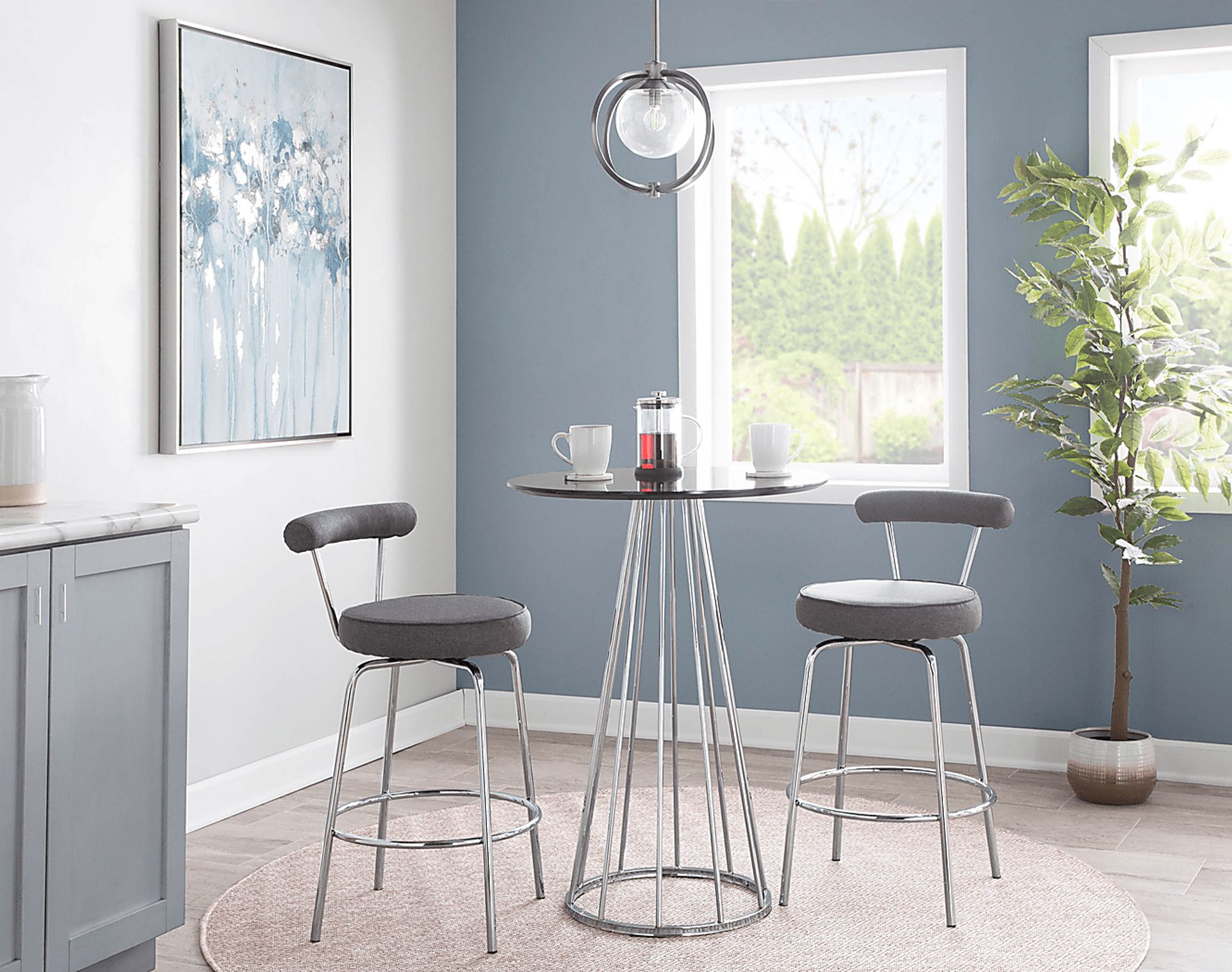 Filia III Black Counter Height Dining Table - Image 3