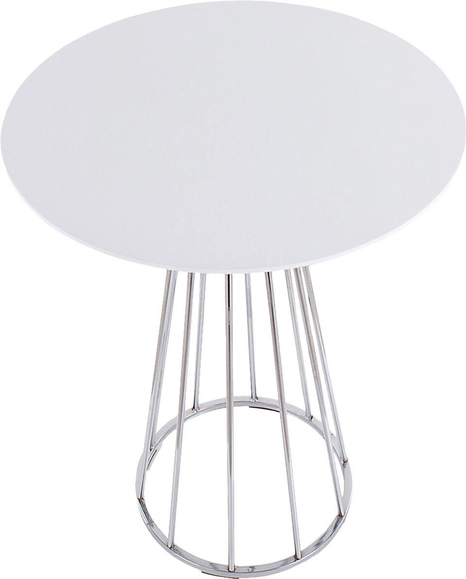 Filia III White Counter Height Dining Table