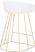 Filia White Counter Height Stool, Set of 2