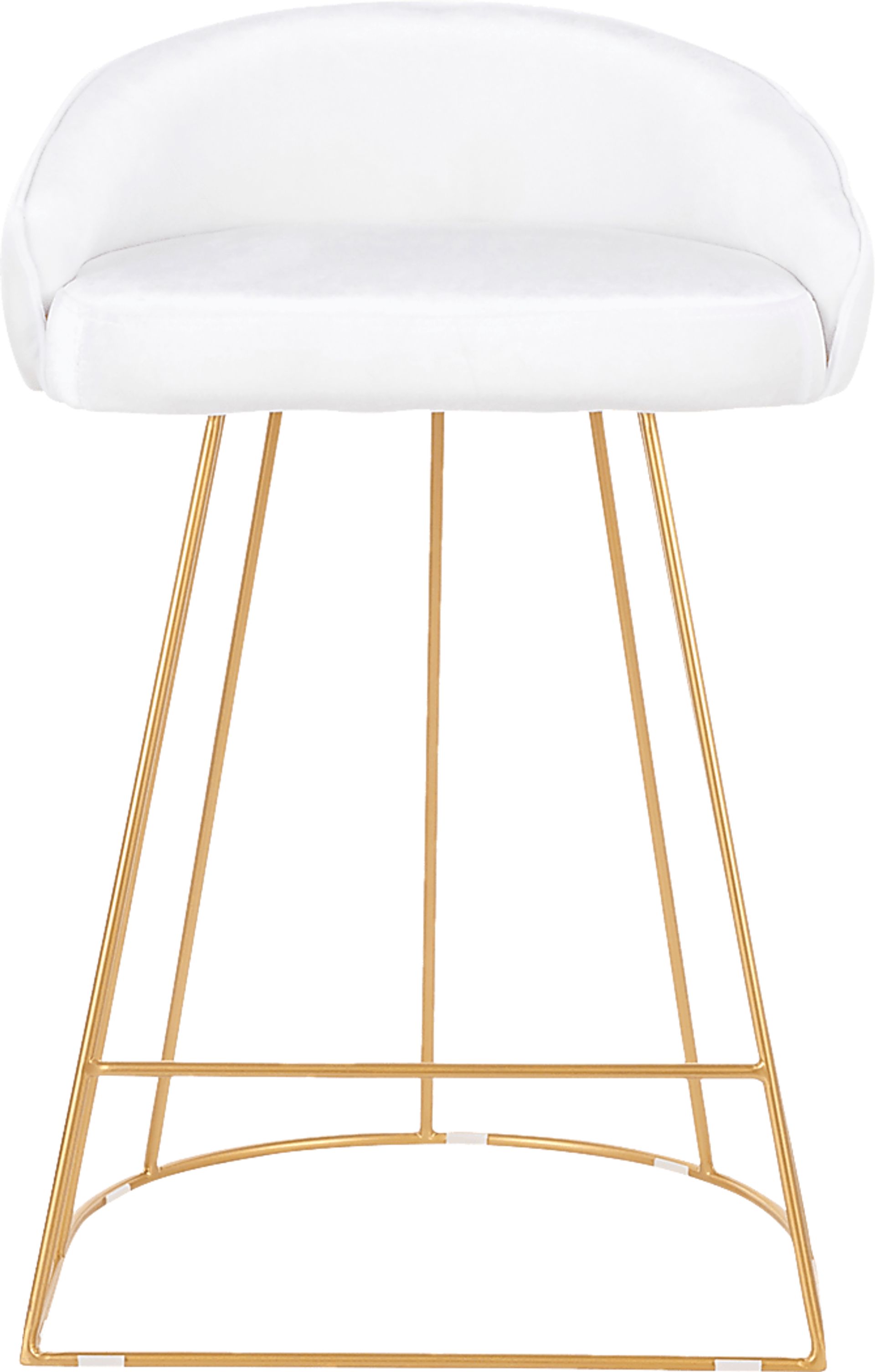 Filia White Counter Height Stool, Set of 2 - Image 4