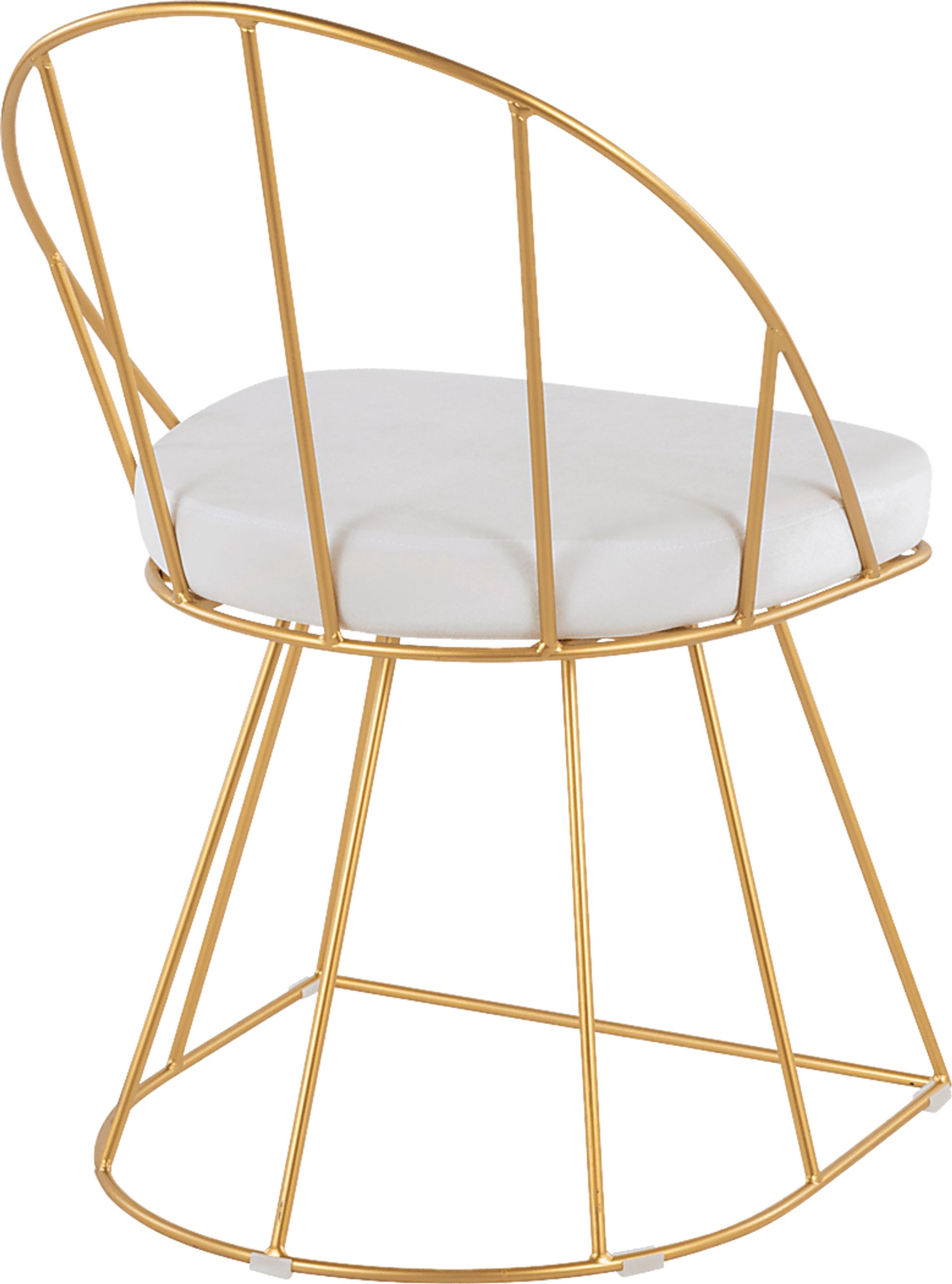 Filia White Dining Chair, Set of 2 - Image 2