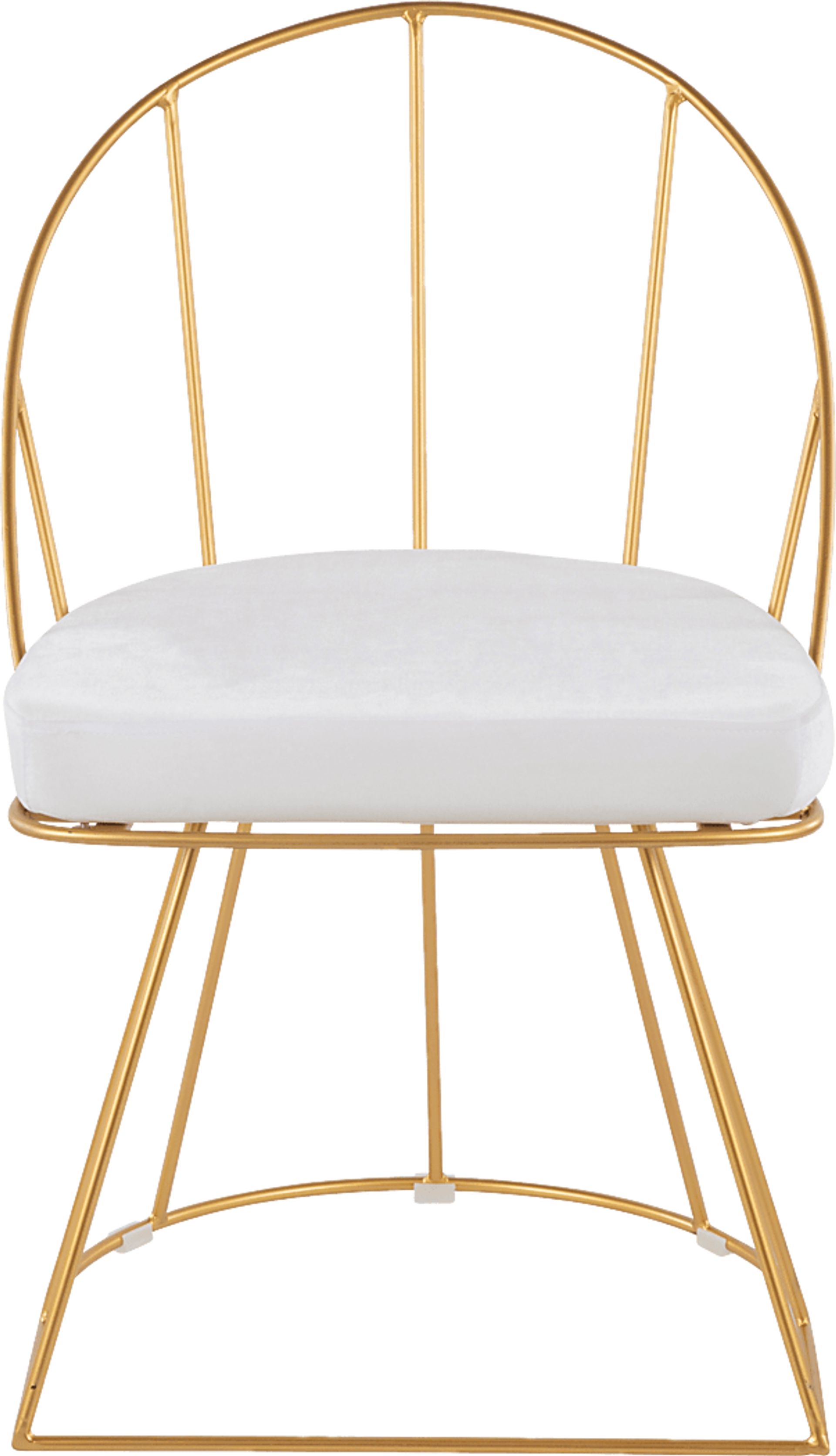Filia White Dining Chair, Set of 2 - Image 3