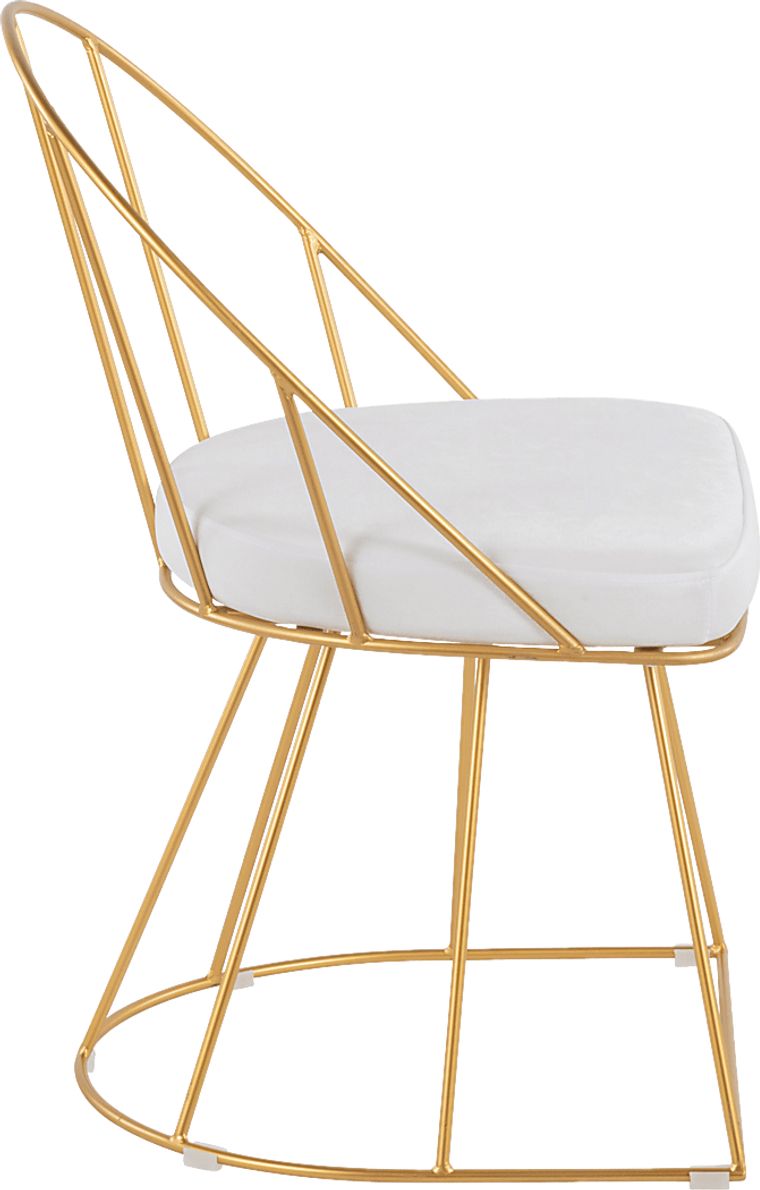 Filia White Dining Chair, Set of 2