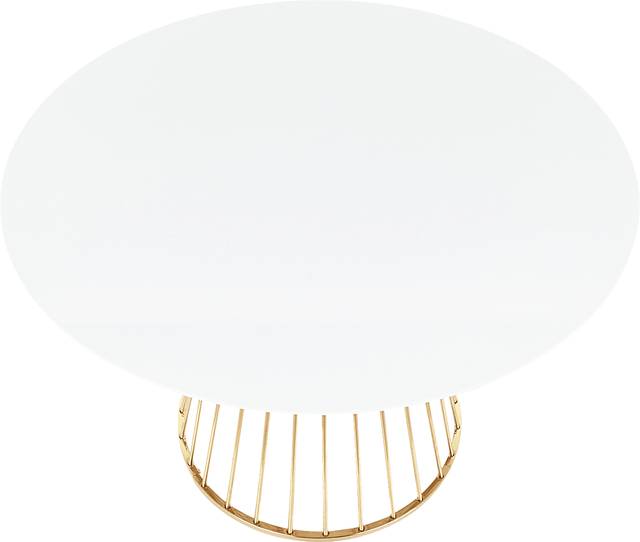 Filia White Round Dining Table - Thumbnail - Image 2