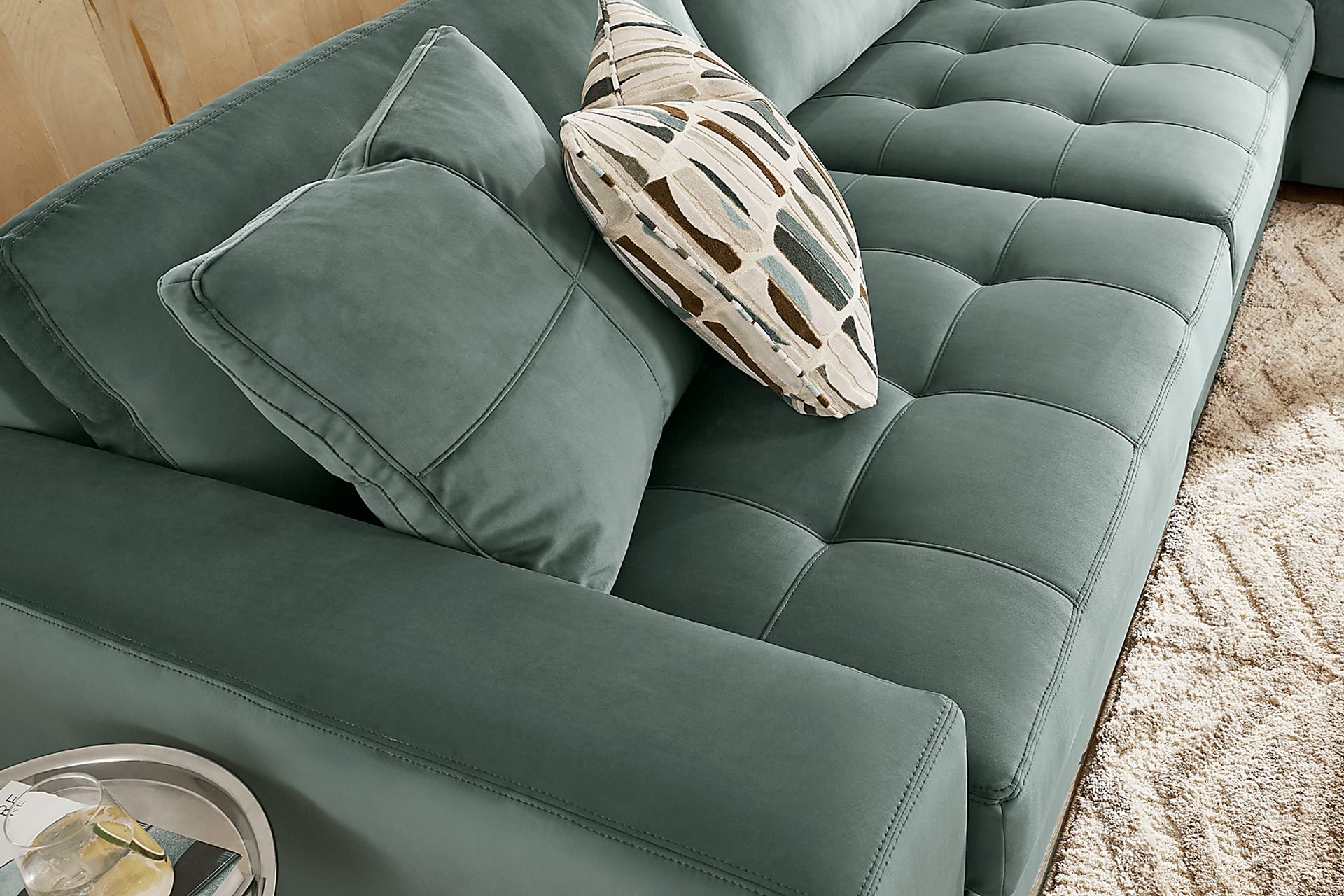 Filmore Evergreen 4 Pc Sectional - Image 3