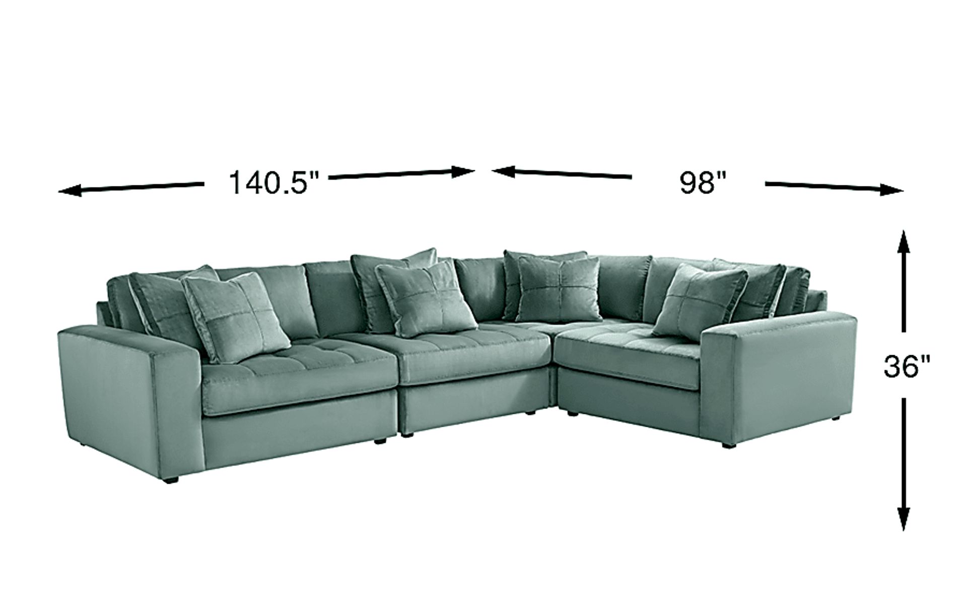 Dimension Image. Please refer to the Dimension Tab on this page for dimension details.