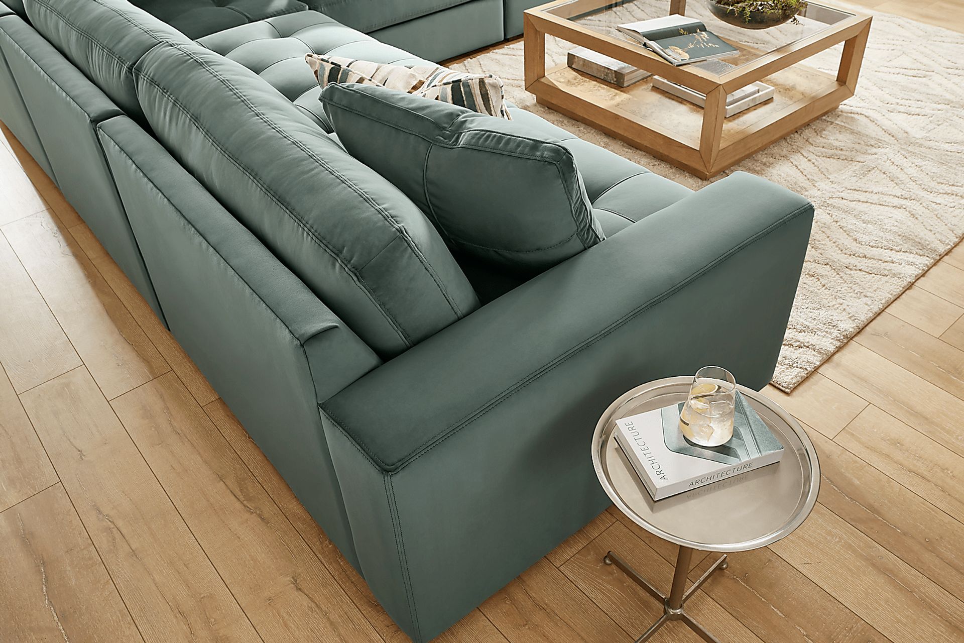 Filmore Evergreen 5 Pc Sectional - Image 4