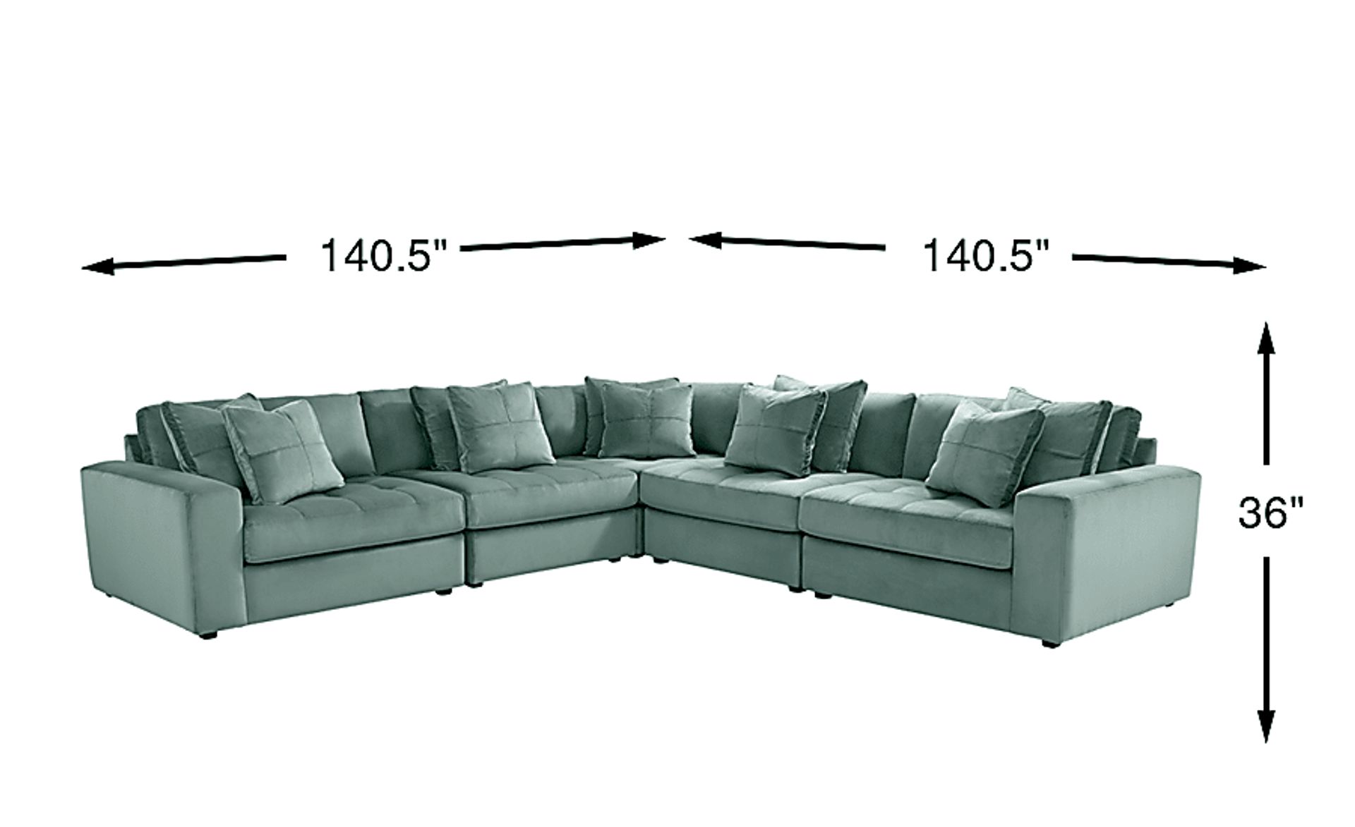 Dimension Image. Please refer to the Dimension Tab on this page for dimension details.