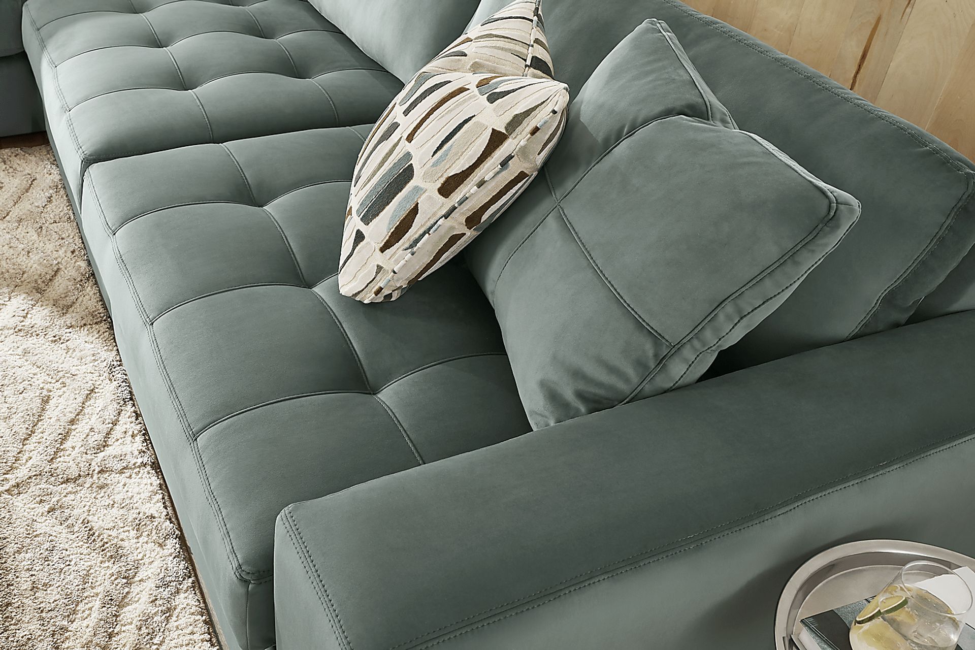 Filmore Evergreen 5 Pc Sectional - Image 5