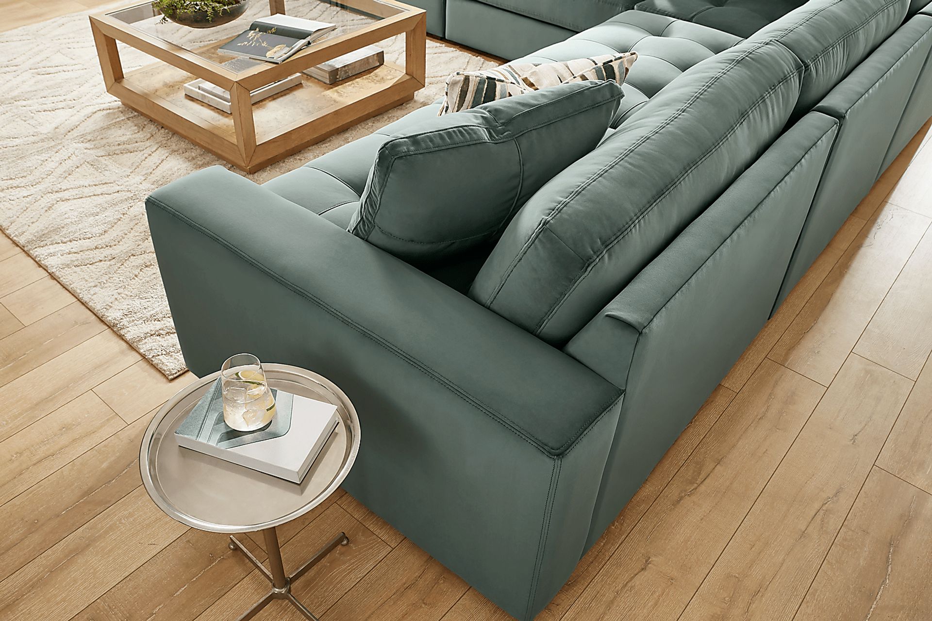Filmore Evergreen 5 Pc Sectional - Image 6