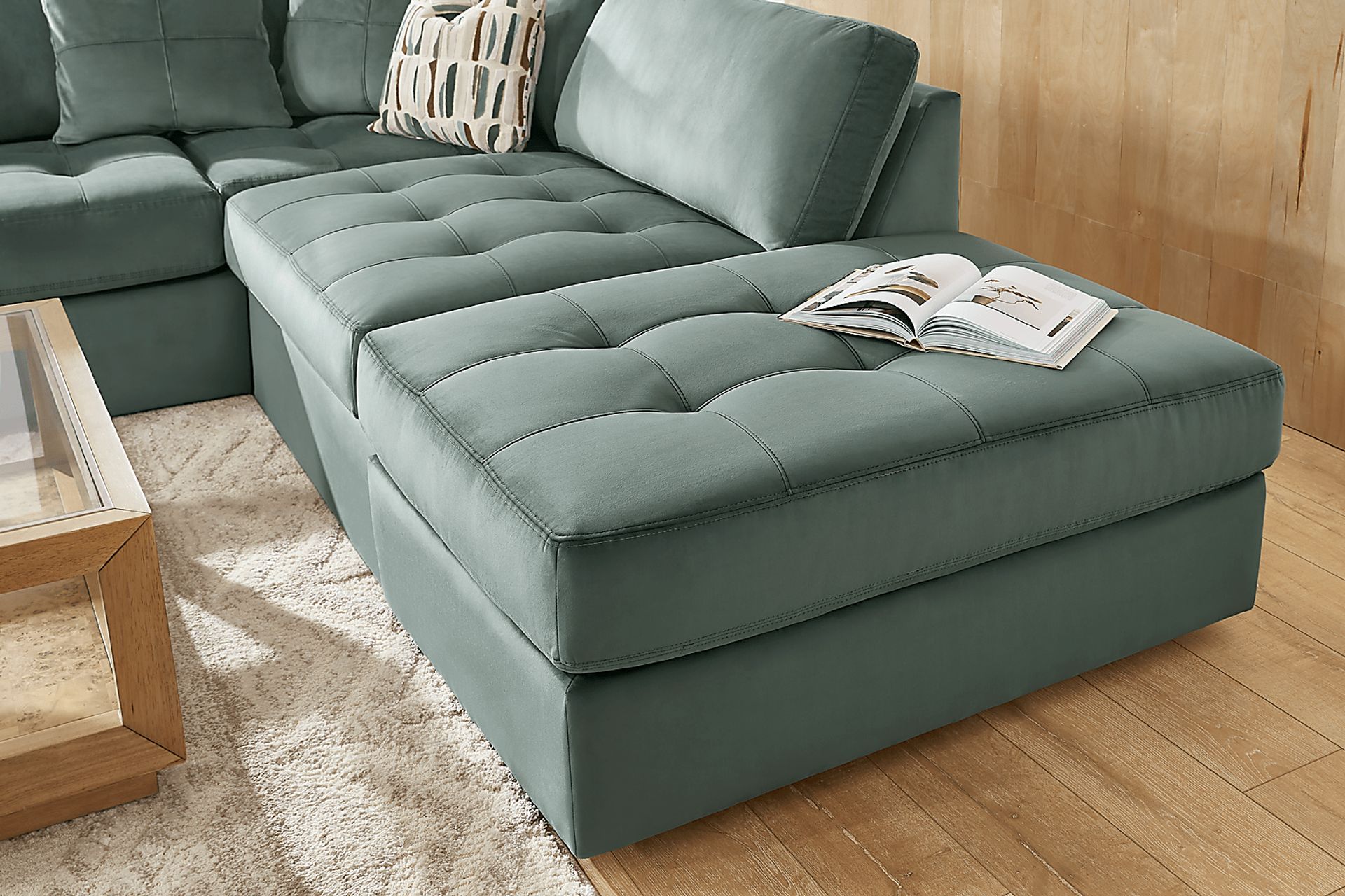 Filmore Evergreen 5 Pc Sectional - Image 4