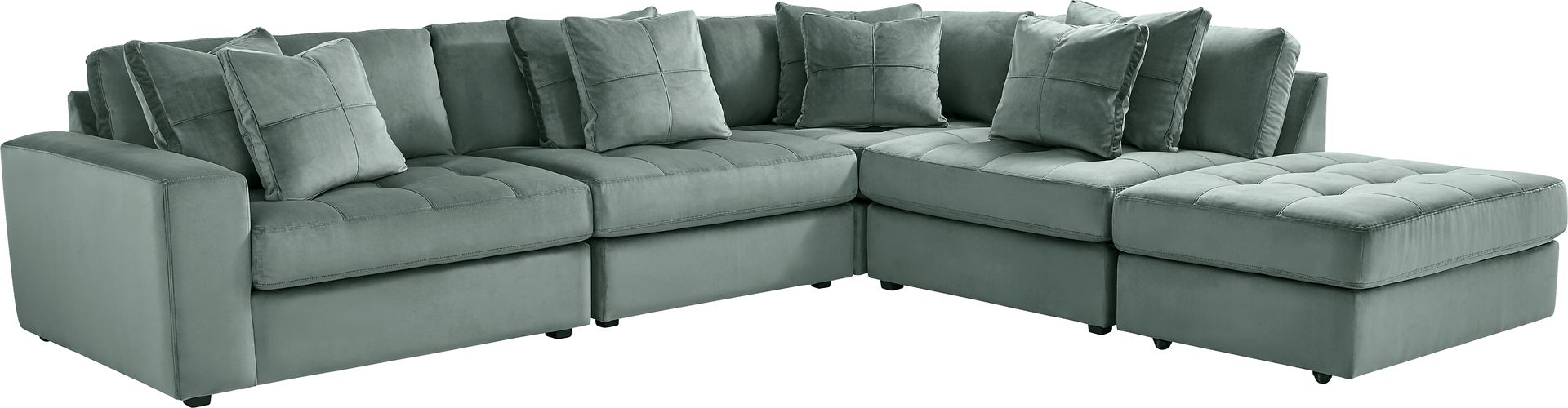 Filmore Evergreen 5 Pc Sectional - Image 1