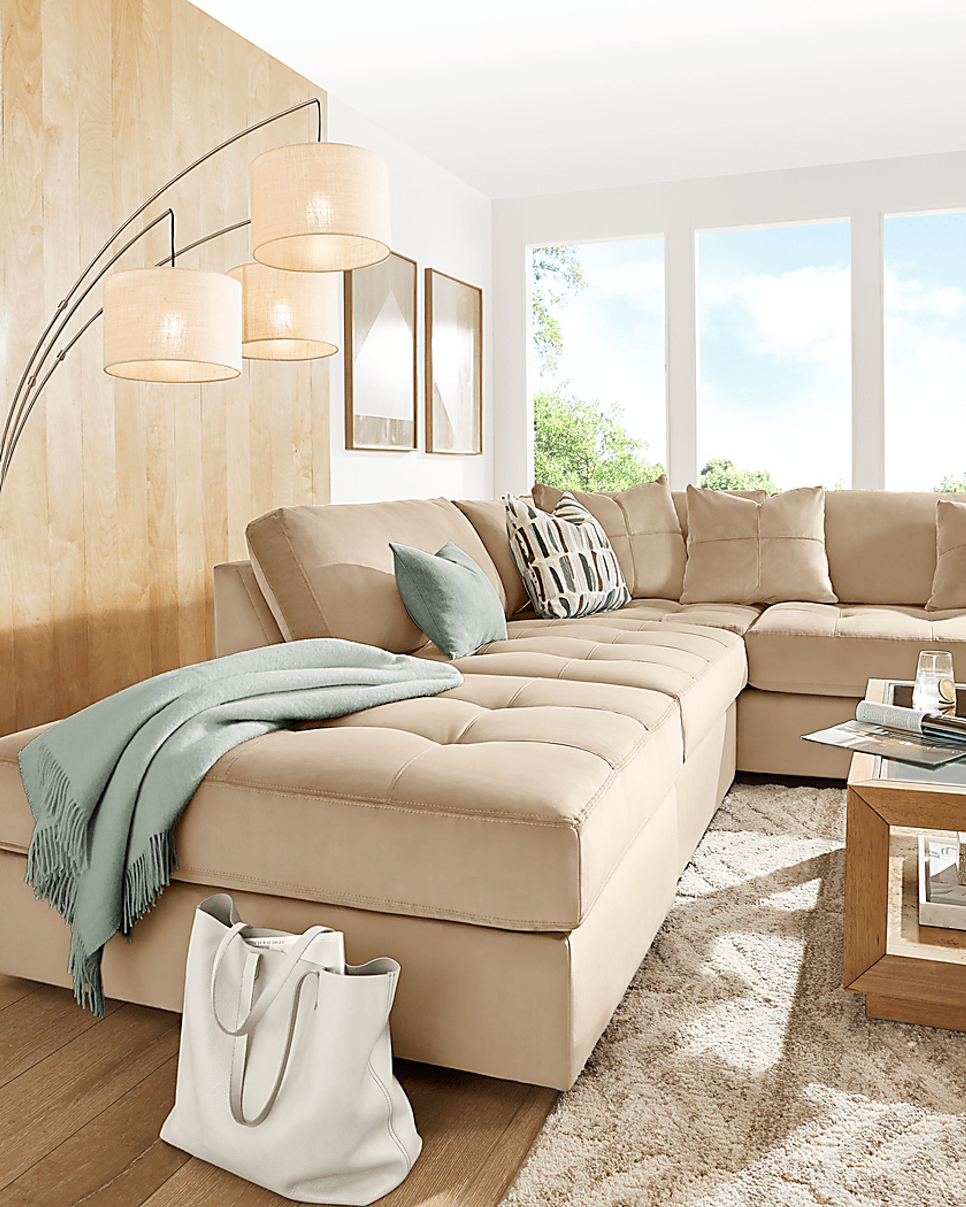 Filmore Sand 5 Pc Sectional - Image 9