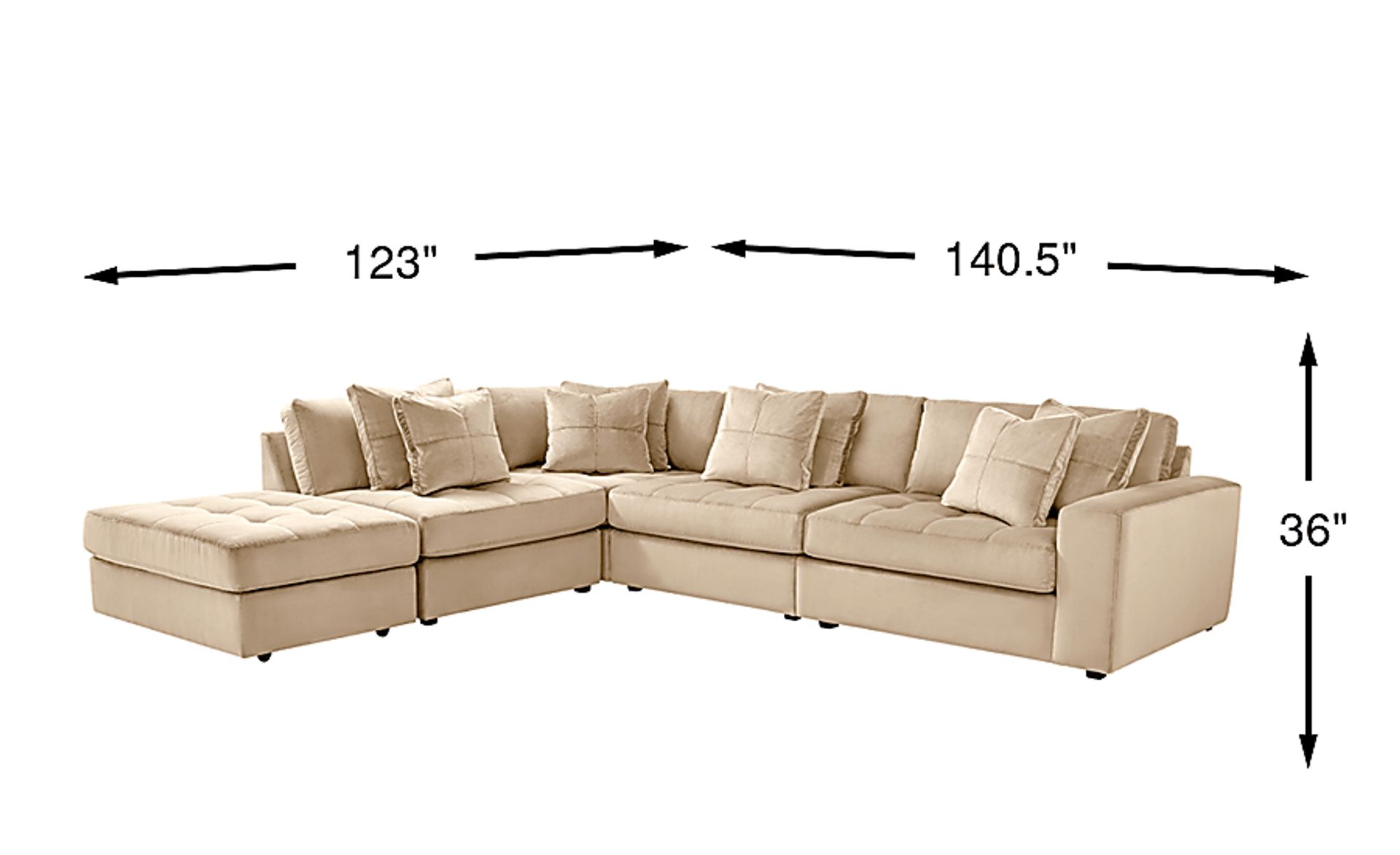 Dimension Image. Please refer to the Dimension Tab on this page for dimension details.