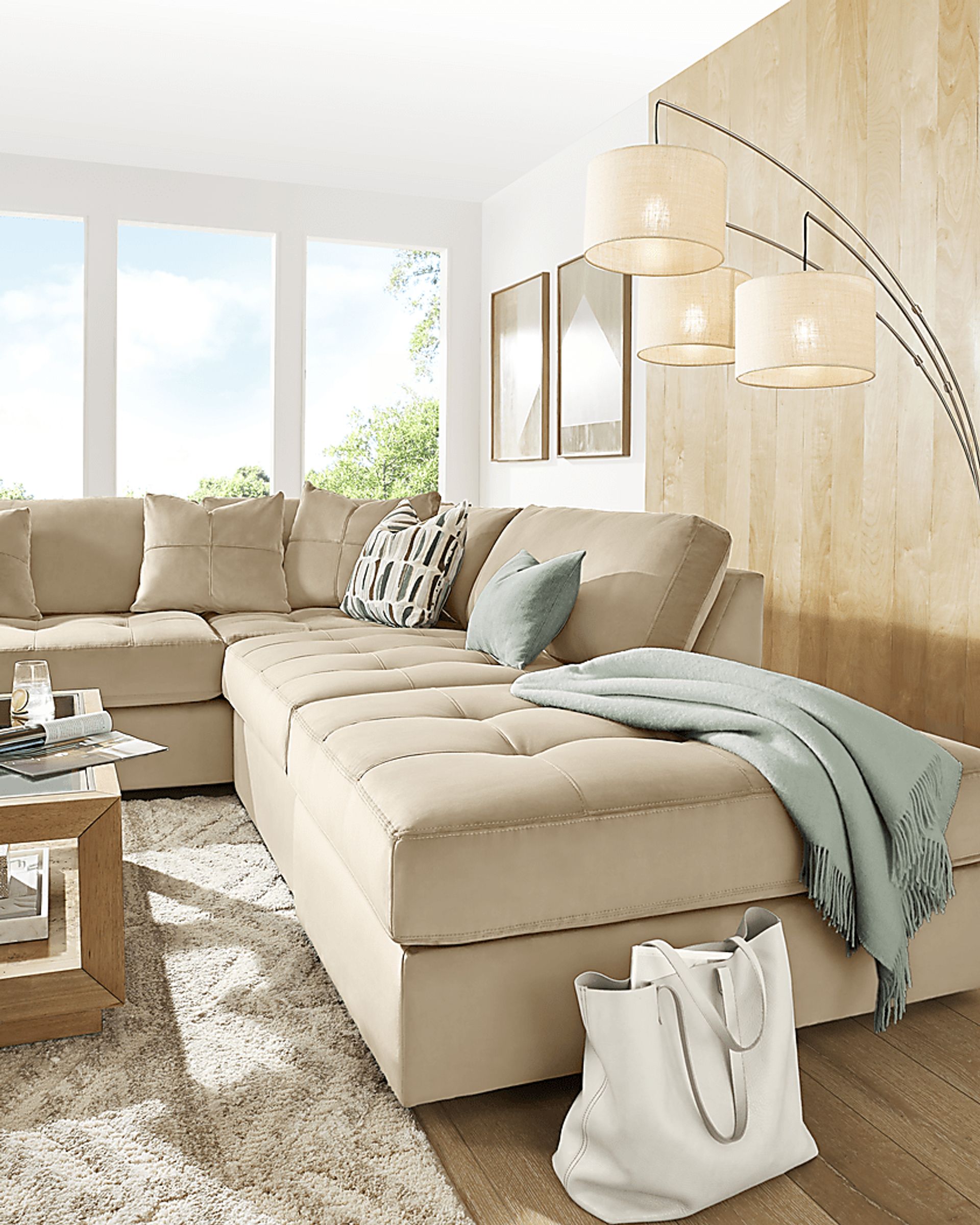 Filmore Sand 5 Pc Sectional - Image 9