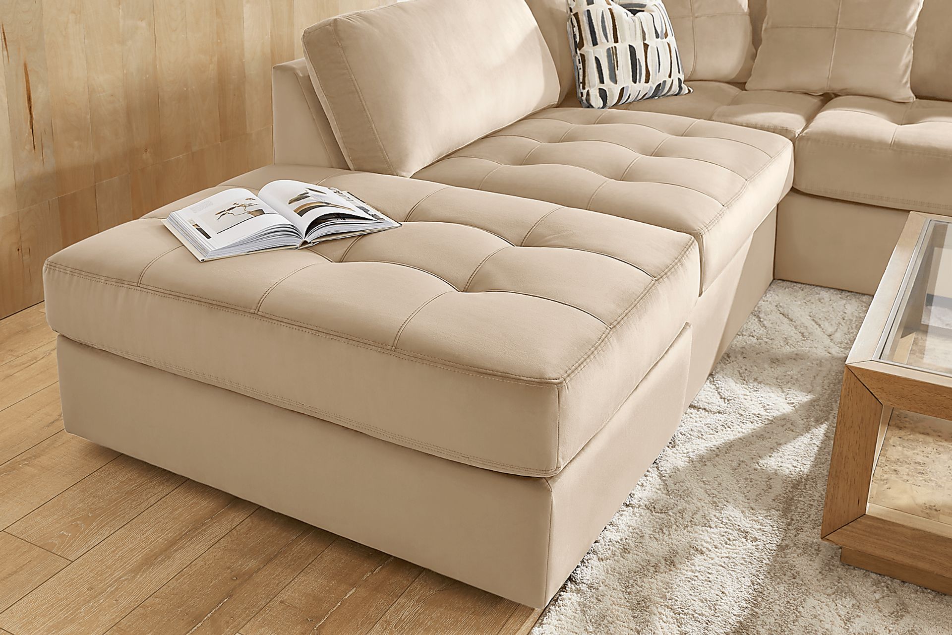 Filmore Sand Storage Ottoman - Image 5