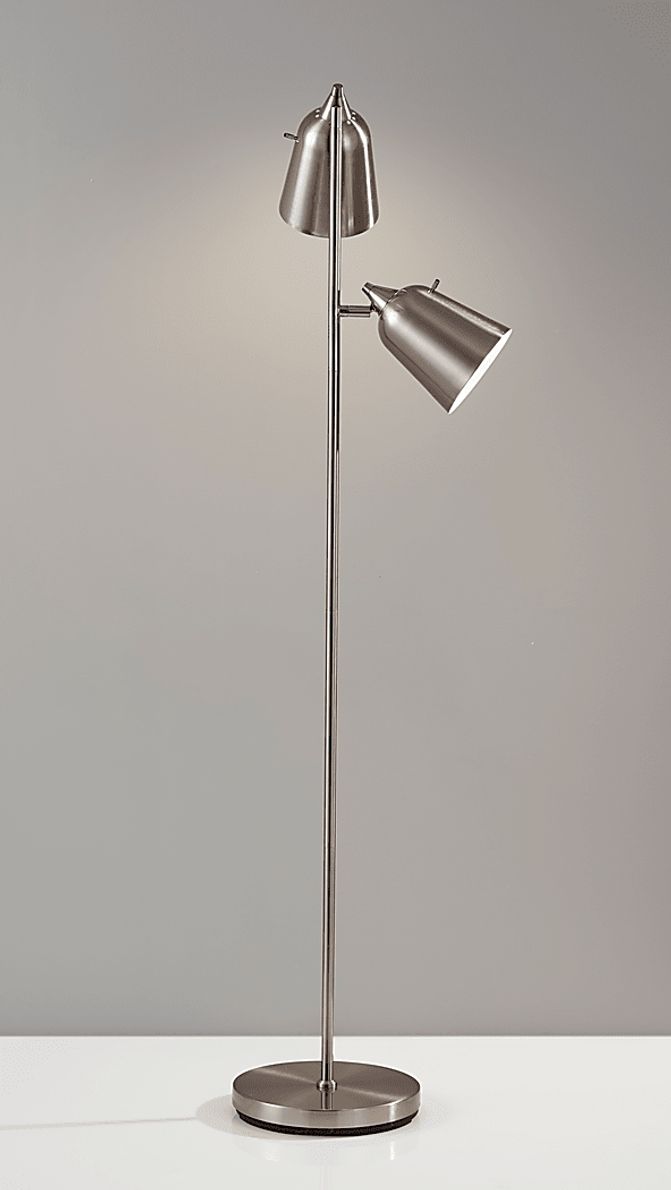 Filson Silver Floor Lamp