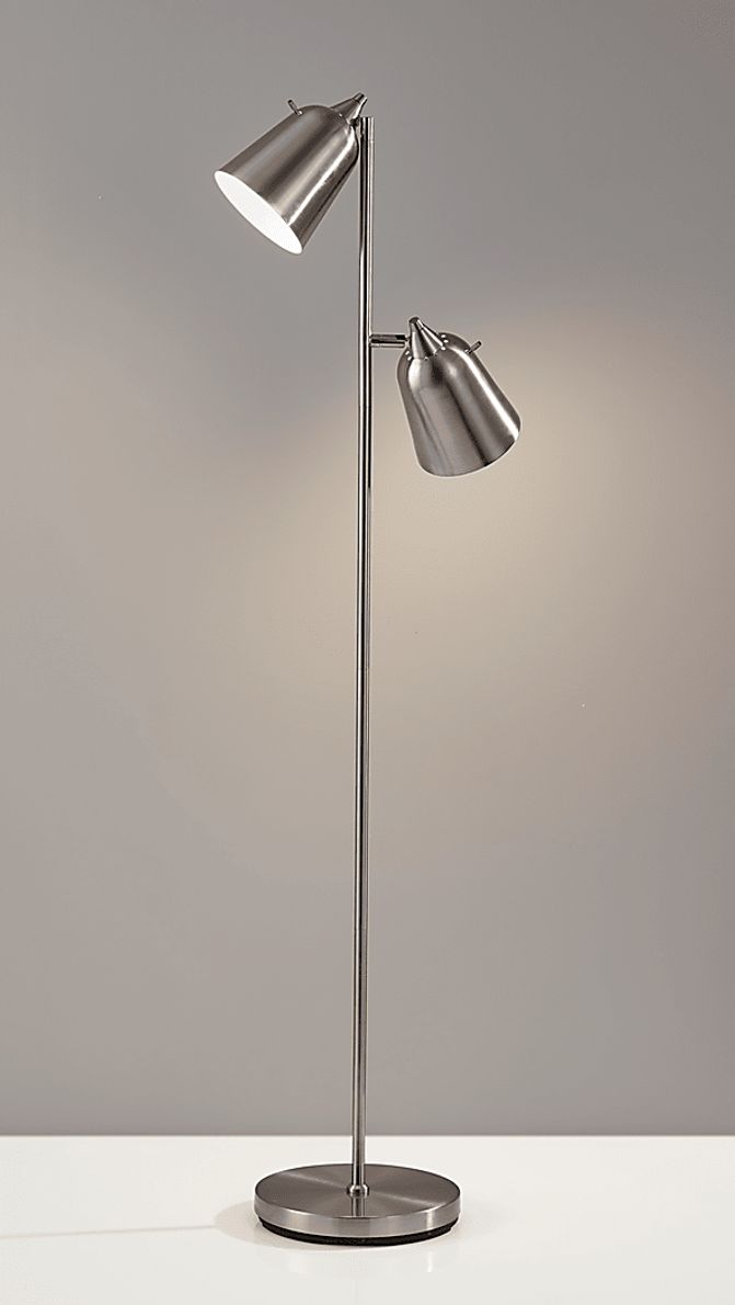 Filson Silver Floor Lamp