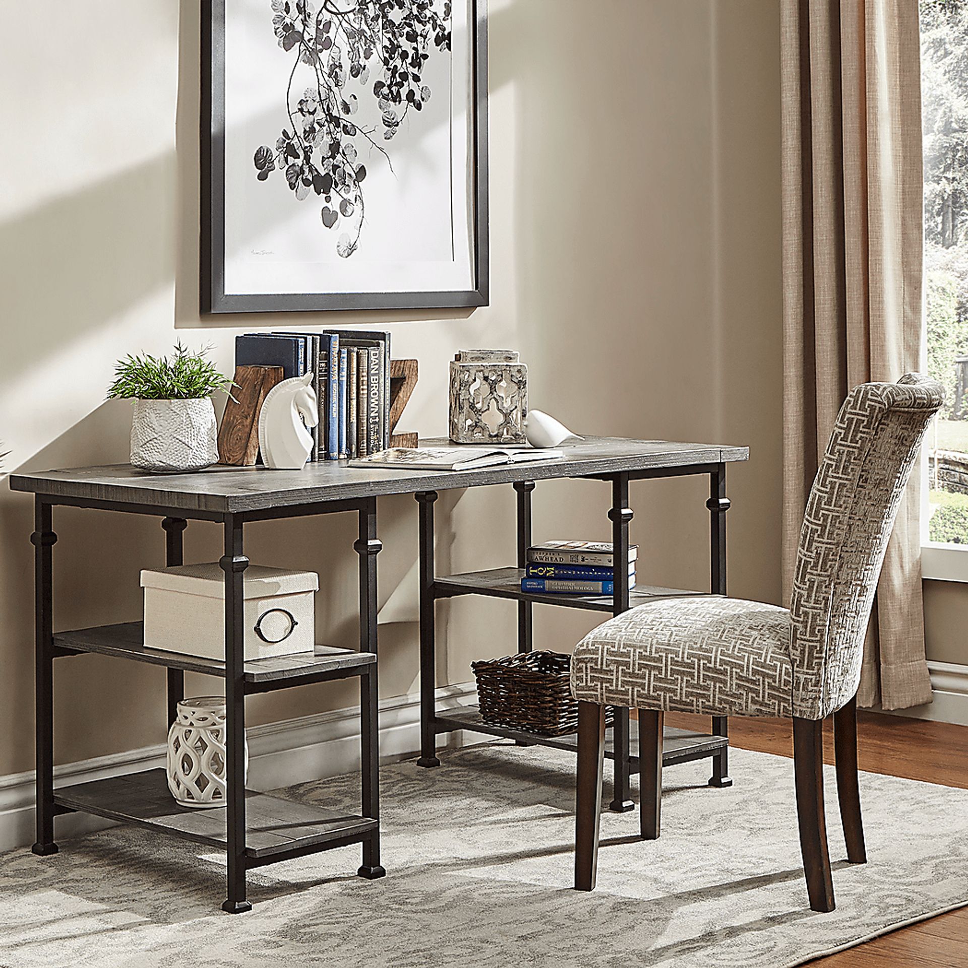 Findlay Avenue Gray Desk - Image 5