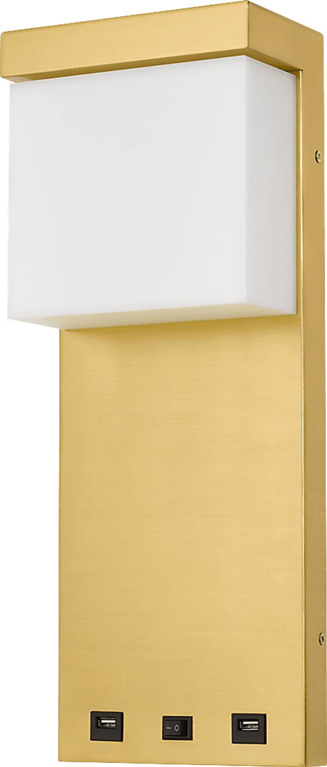 Fingado Circle Gold Sconce - Thumbnail - Image 1