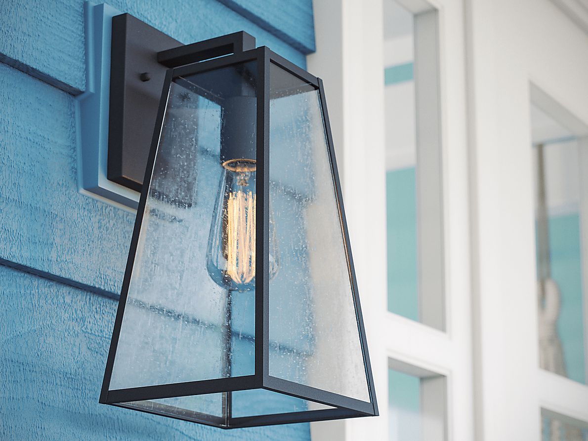 Finkle Alley Black Sconce