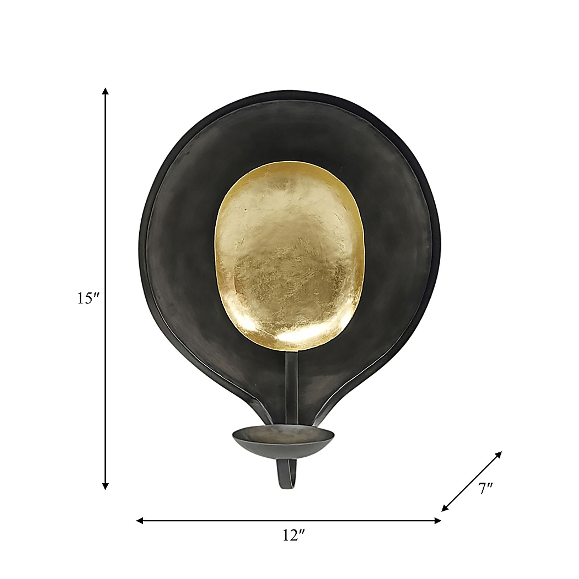 Finksbine Black 15 in. Votive Candle Holder - Image 2