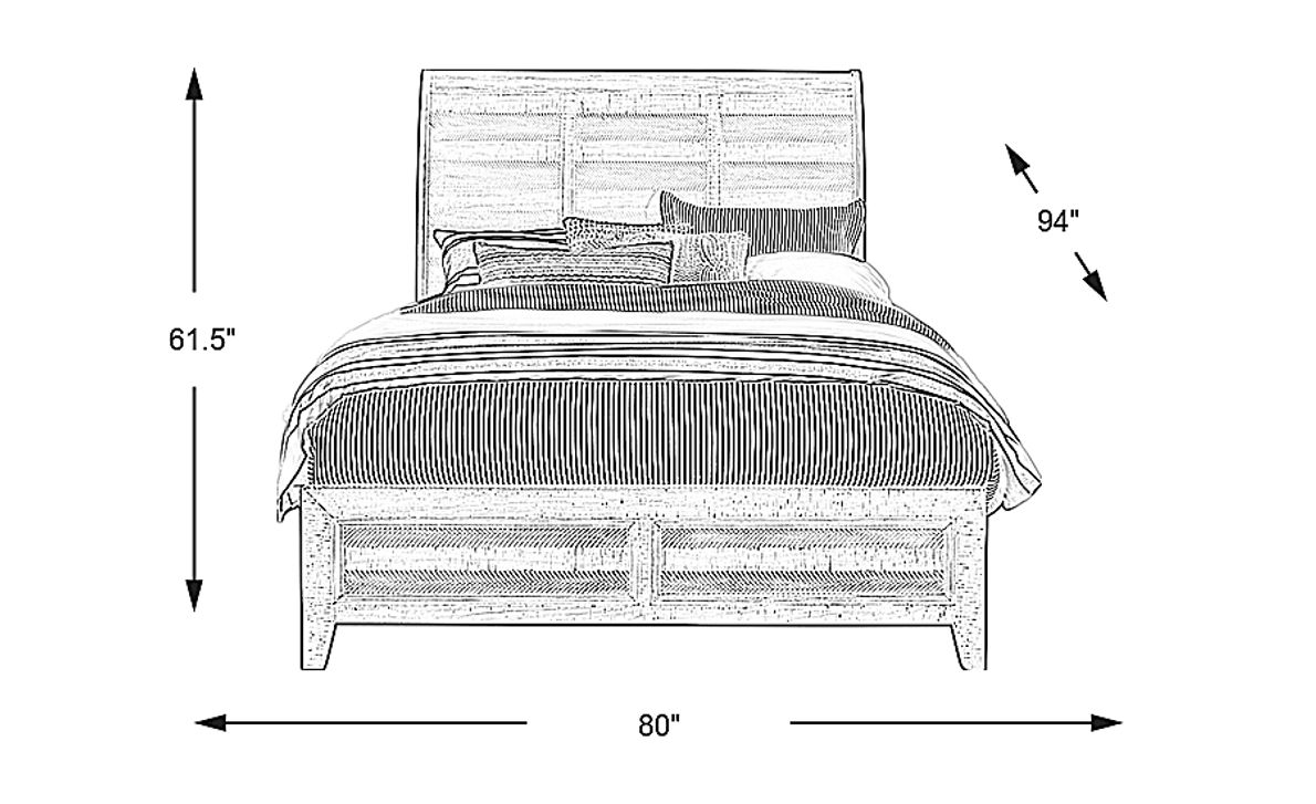 Finlay Espresso 3 Pc King Sleigh Bed Rooms To Go