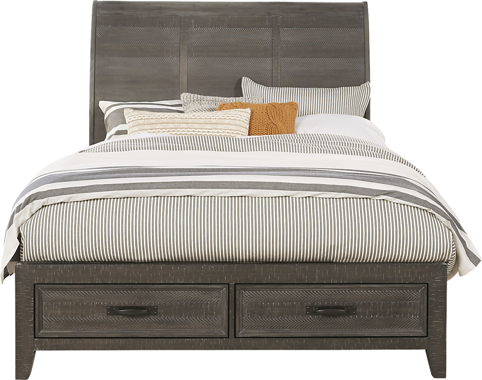 Finlay Espresso 8 Pc Queen Sleigh Bedroom with Storage - Image 3