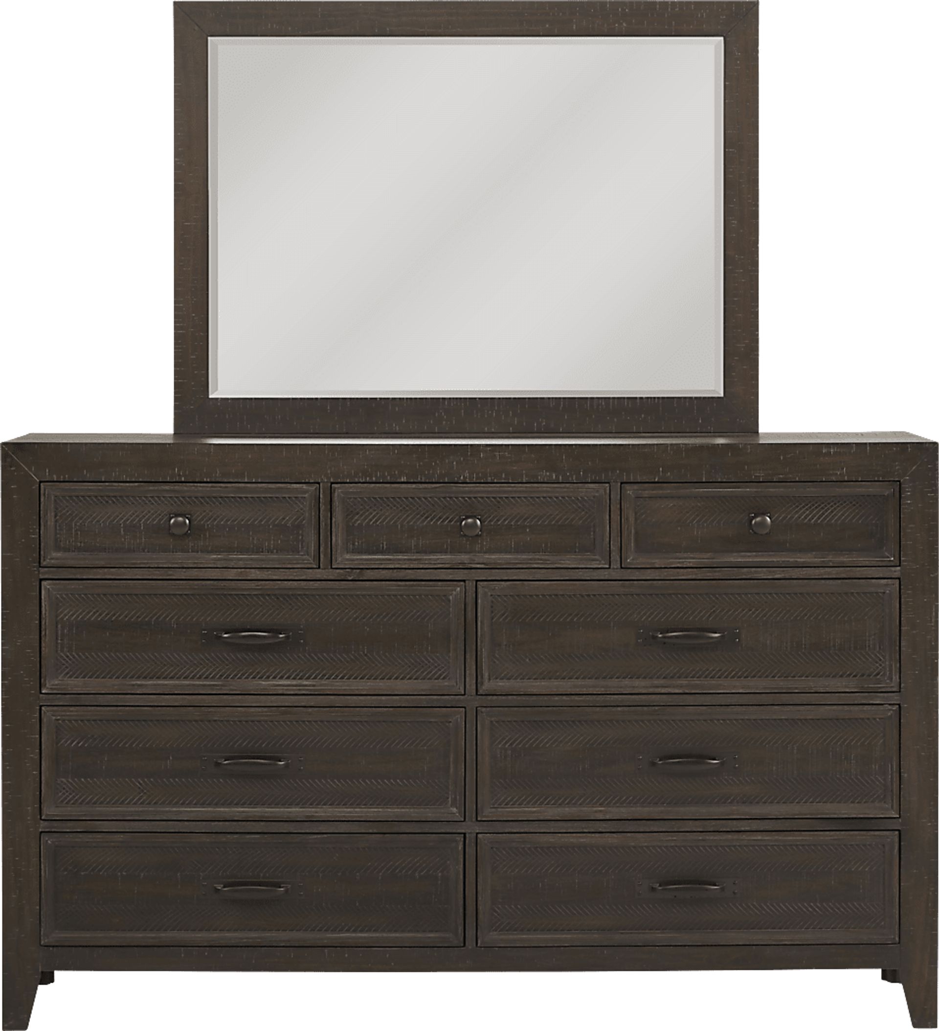 Finlay Espresso Dresser & Mirror Set - Image 1