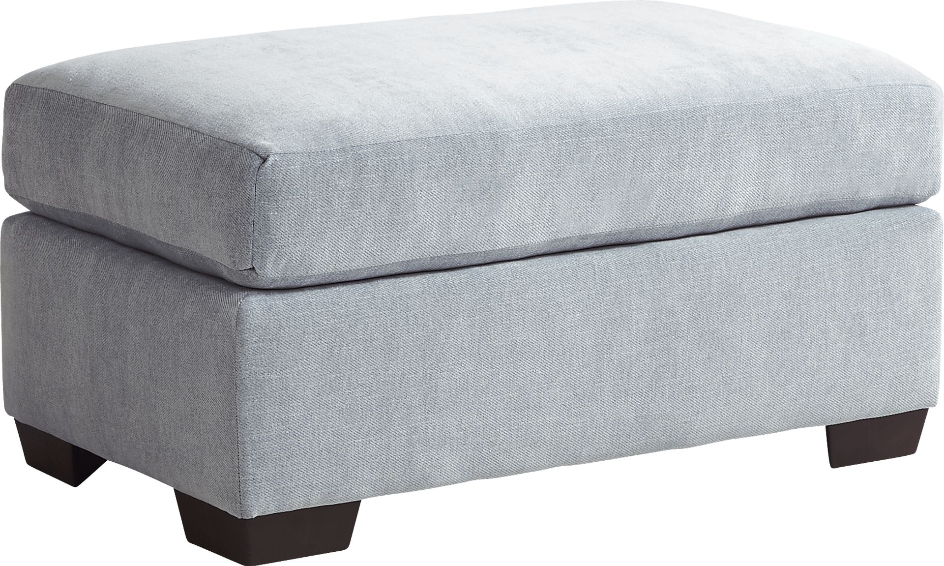 Finley Point Seafoam Ottoman - Image 1