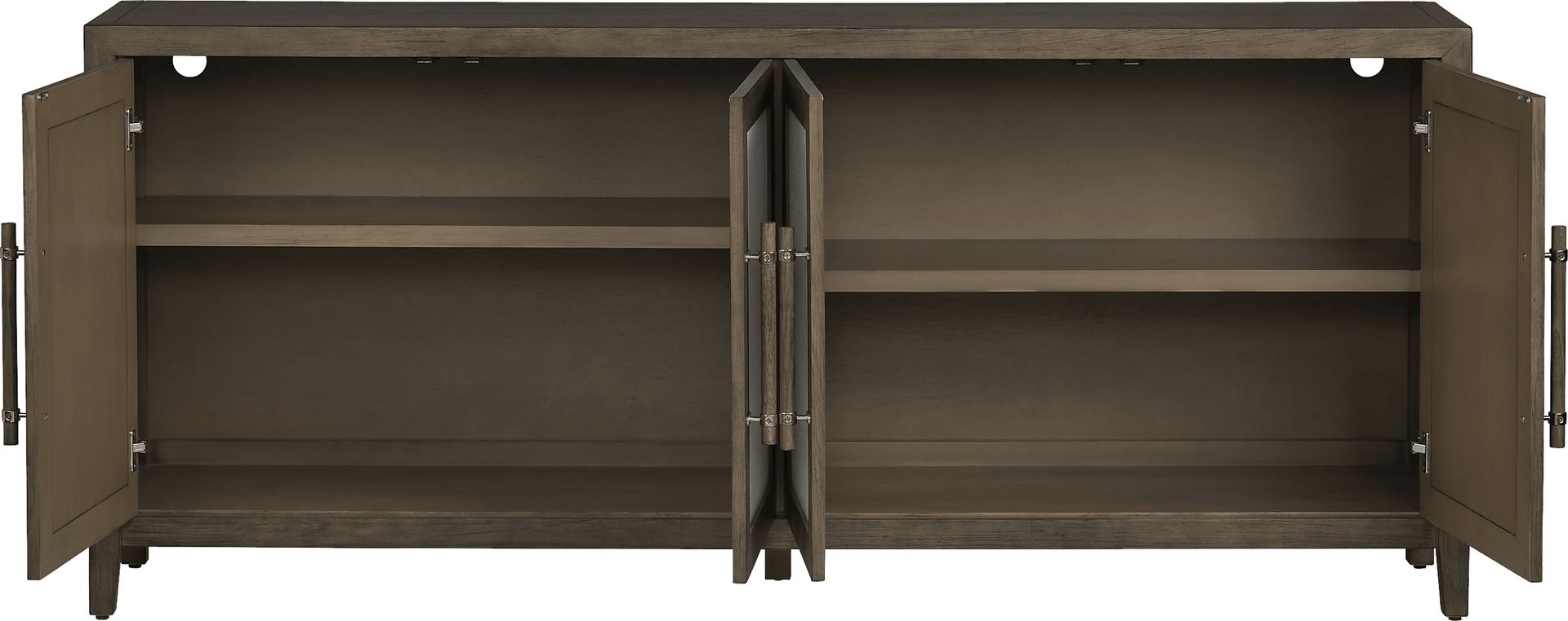 Finn Brown Four Door Credenza - Image 2
