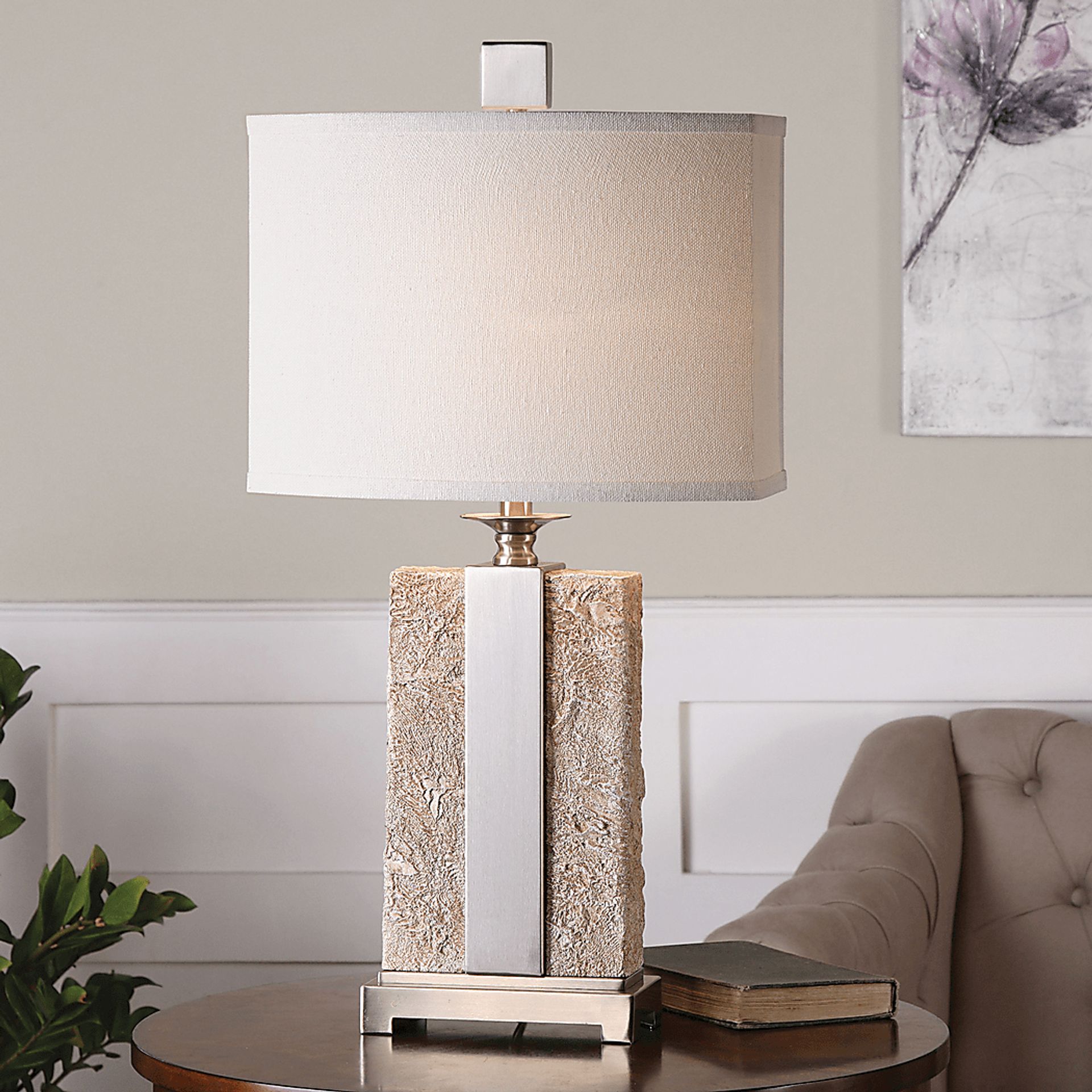Finn Post Ivory Lamp - Image 2