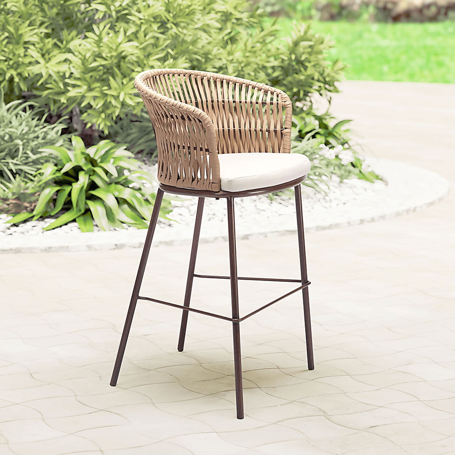 Finneyoaks Natural Barstool, Set of 2 - Image 2